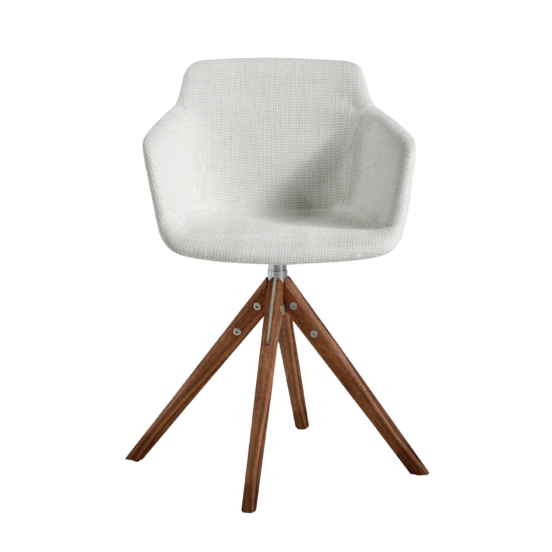 Drehbarer Stuhl Textil Beige