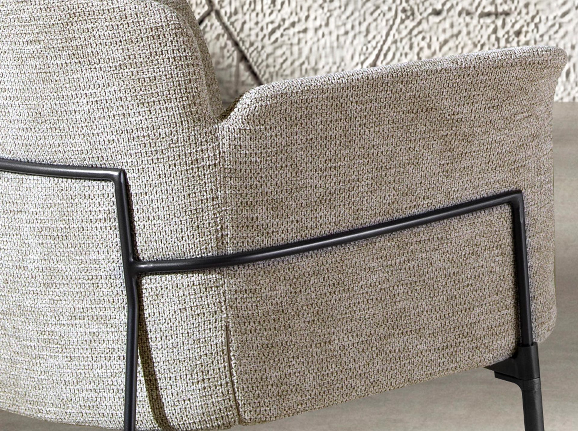 Dining chair Textile Grey