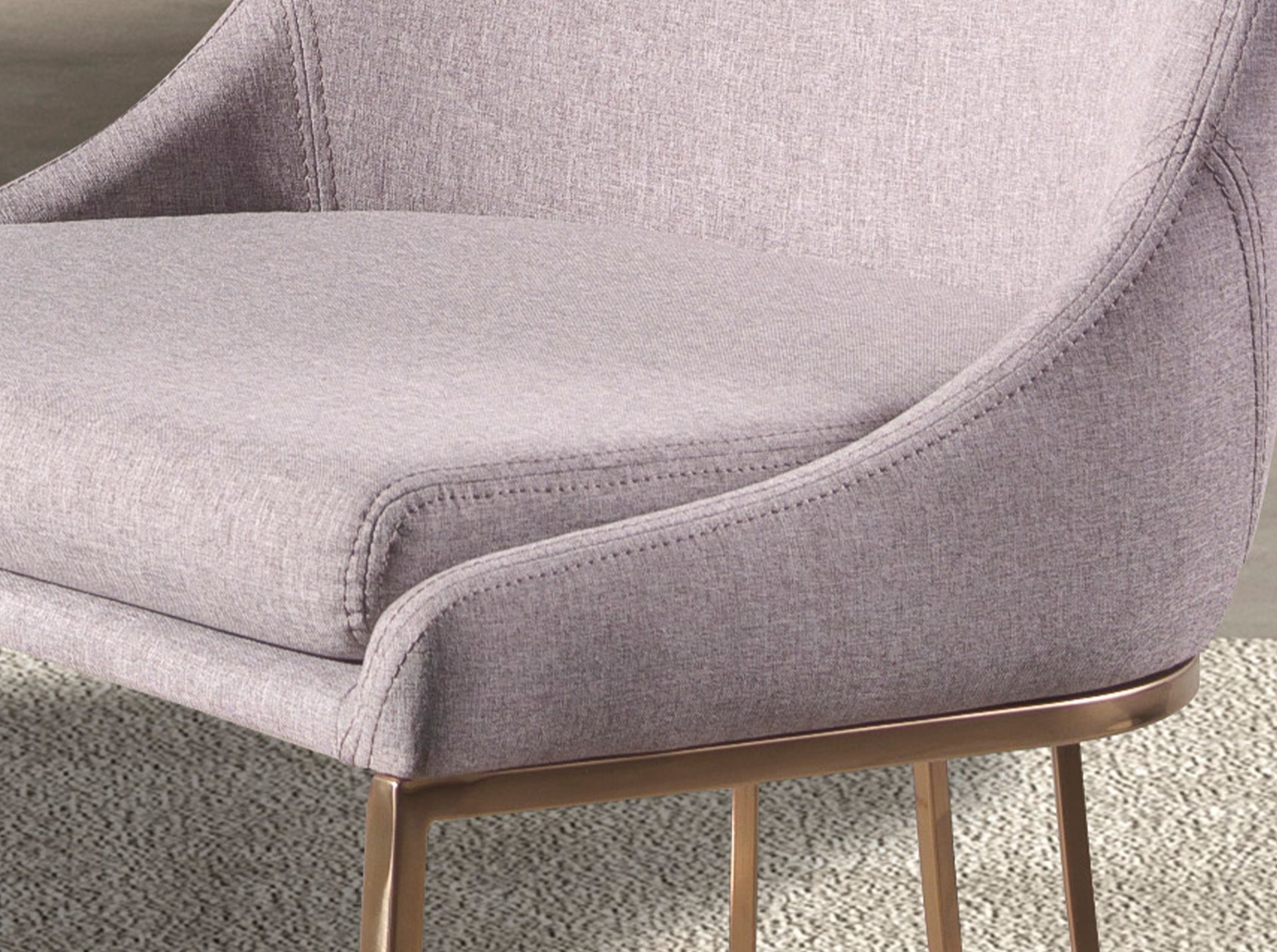 Dining chair fabric grey