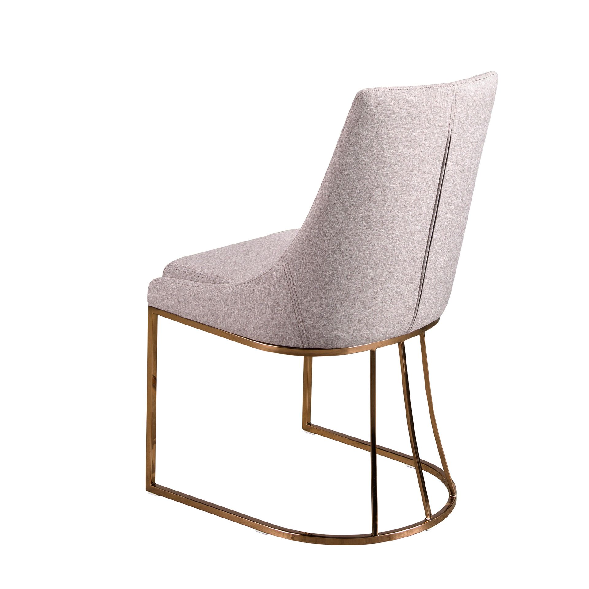 Esszimmerstuhl Textil Grau