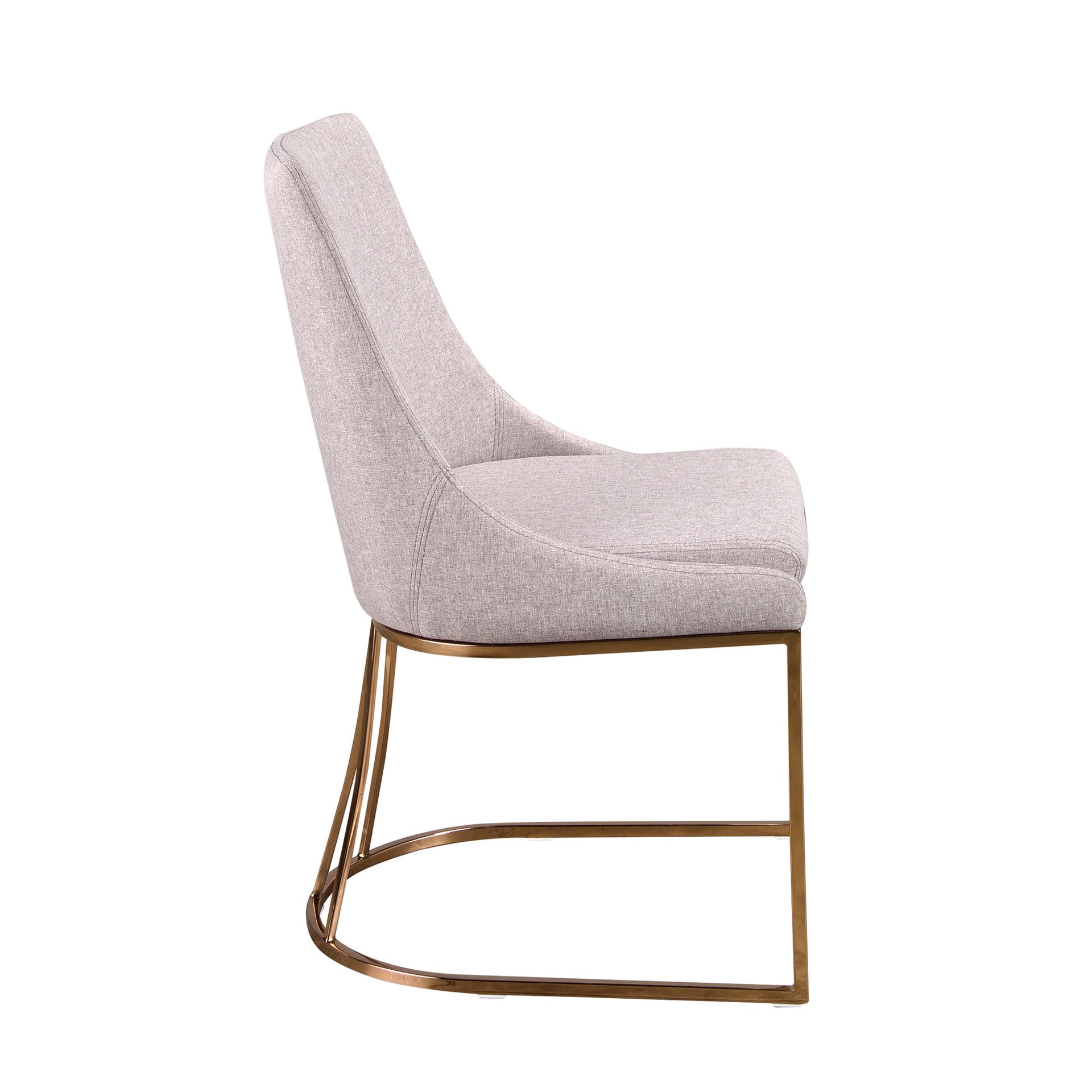 Dining chair fabric grey