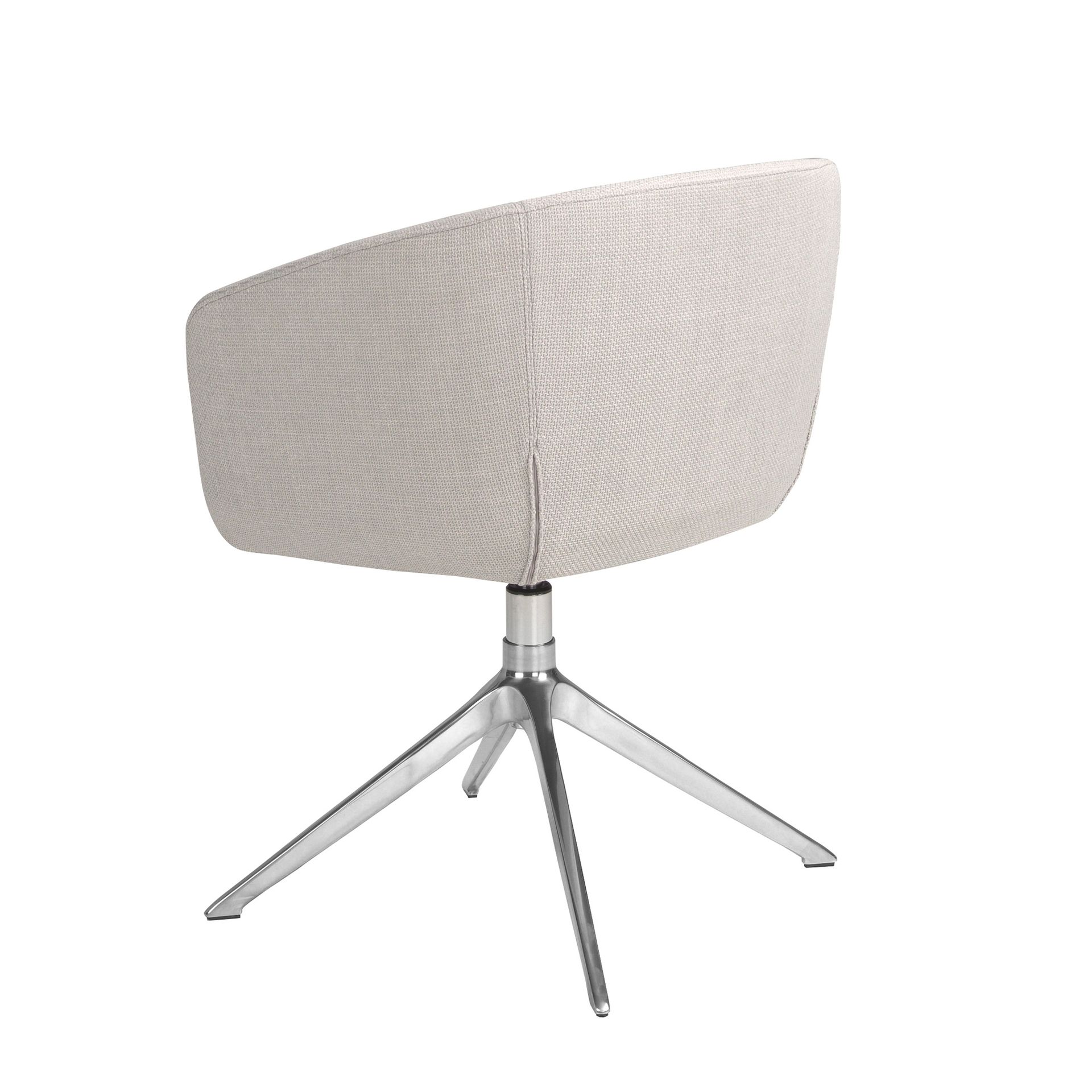 Swivel Chair Textile Grey