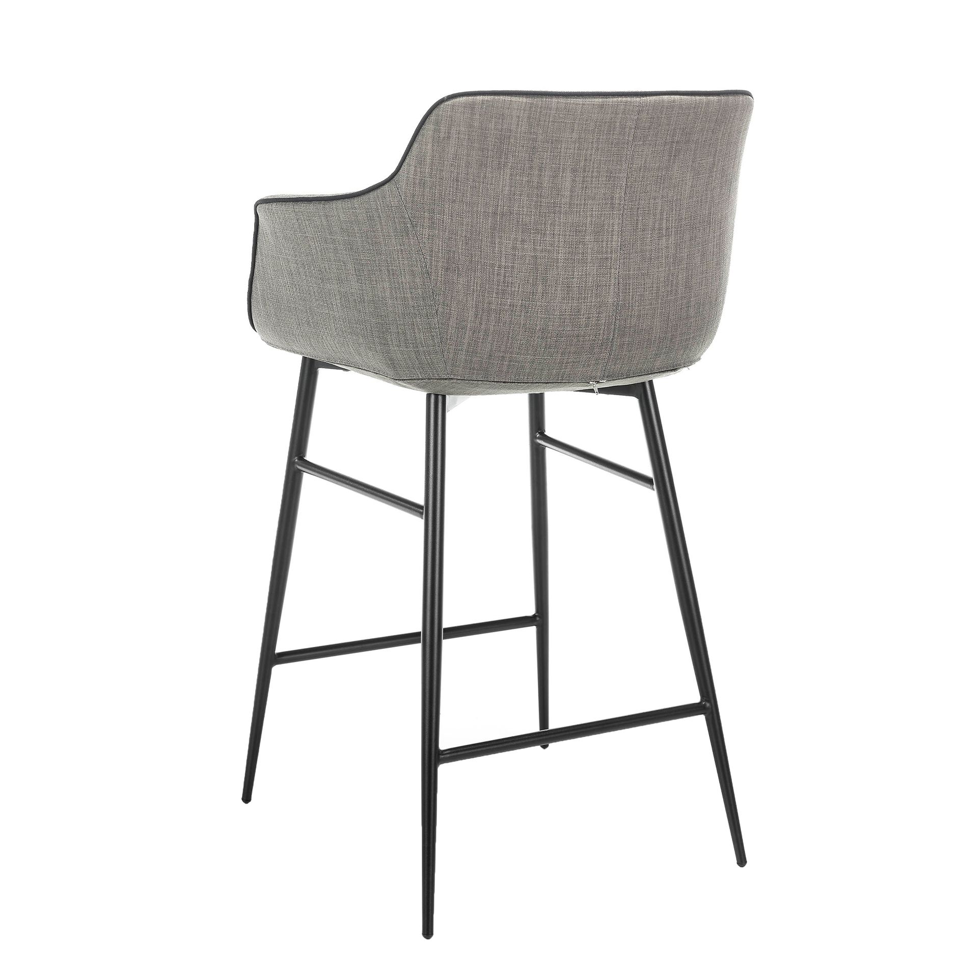 Bar stool
Textile
Gray