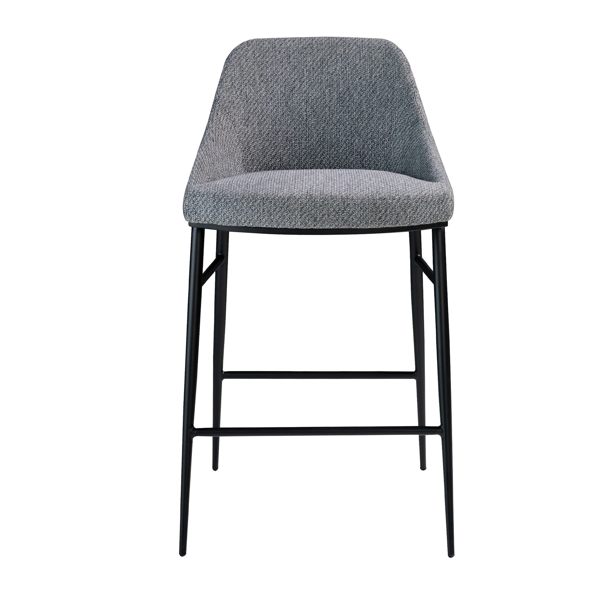 Bar stool Textile Grey