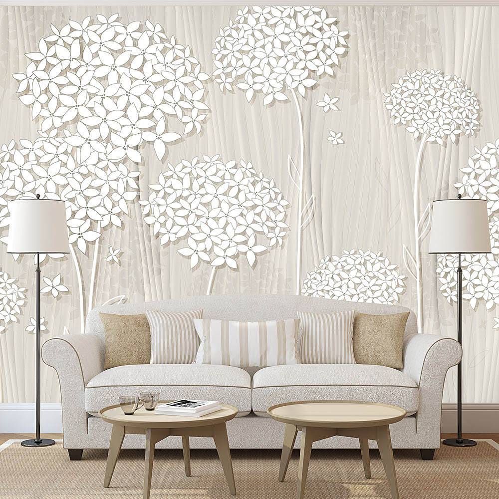 Wallpaper Creamy Daintiness Premium Non-woven Beige