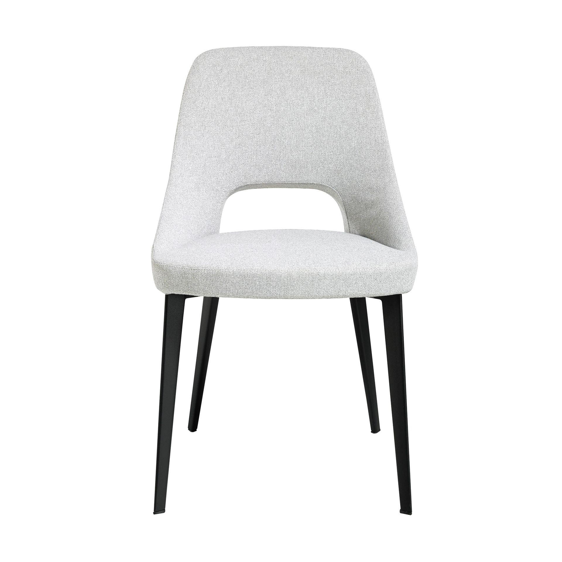 Dining chair textile gray