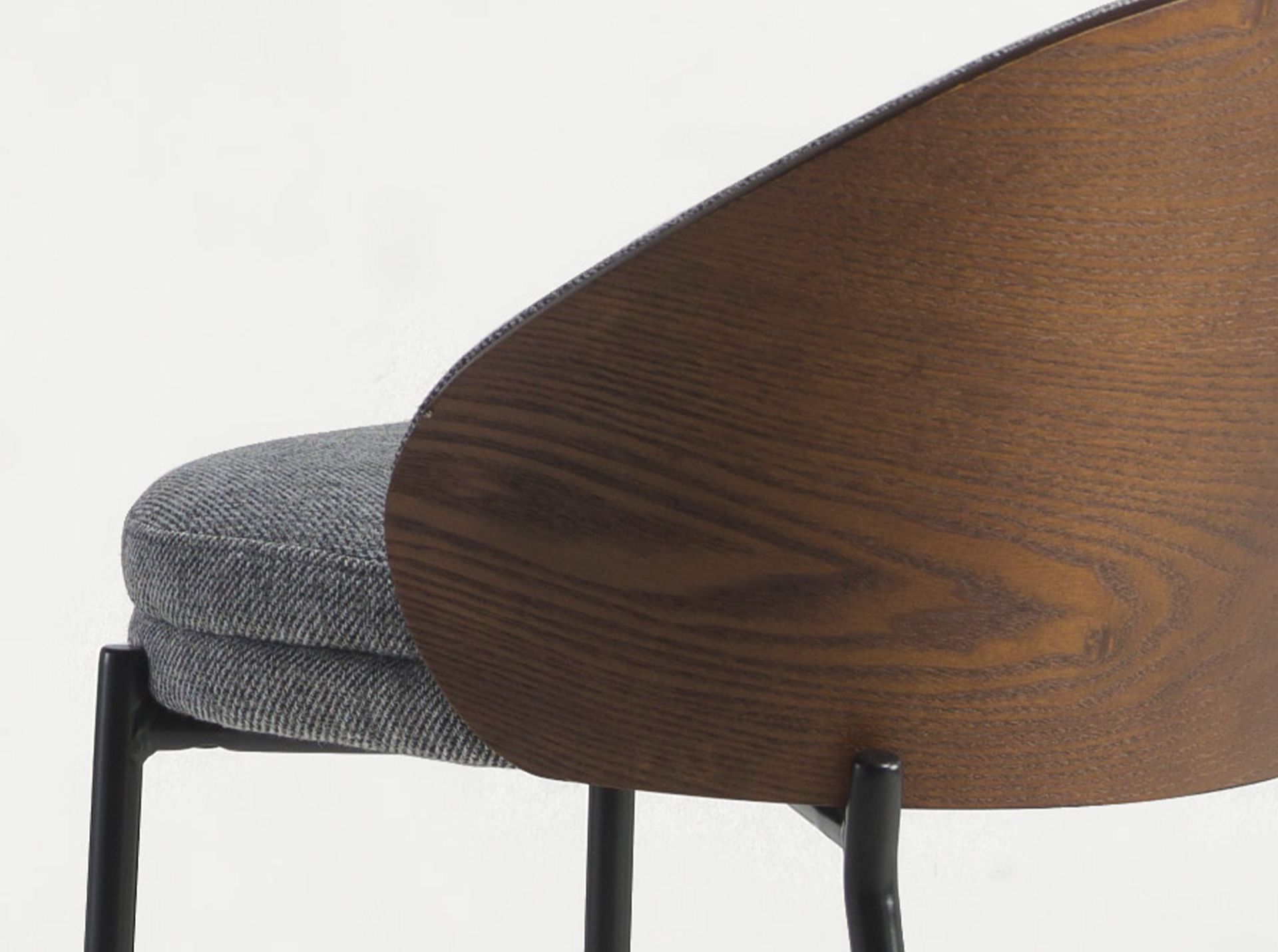 Bar stool fabric grey
