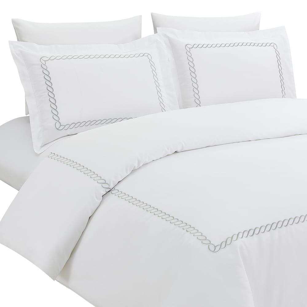 Bed linen set 6-Piece Cotton White 140x200cm