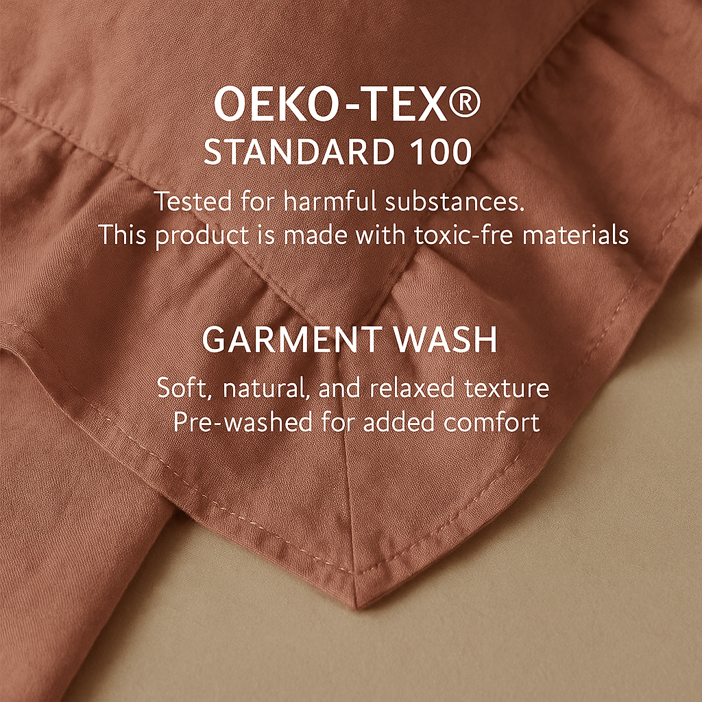 Bed linen set 3-piece 100% Premium cotton 220x240cm