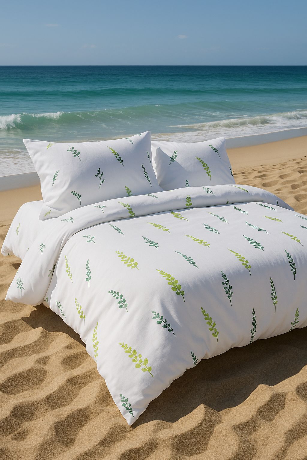 Bed linen set 2-piece. 100% cotton satin 220x240cm