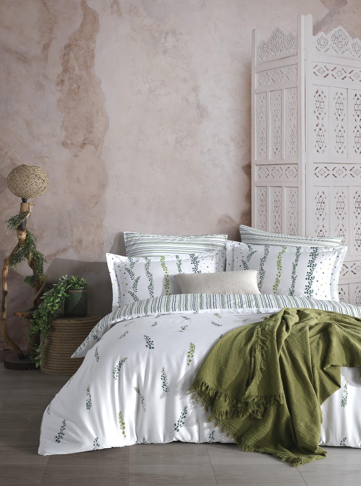 Bedding set 2-piece. 100% cotton sateen White 140x200cm