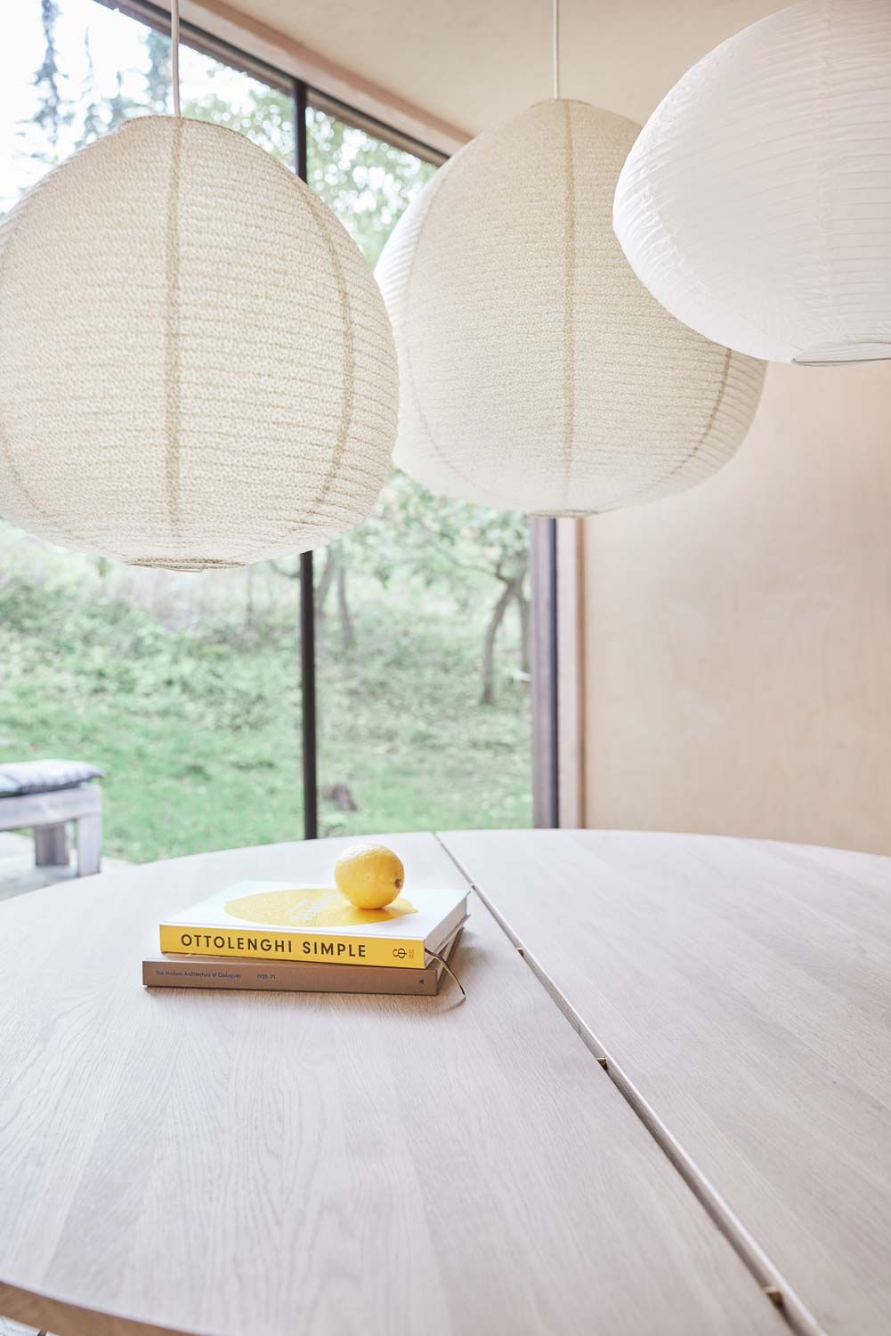 Kojo Lampshade Large Paper Steel Cream
