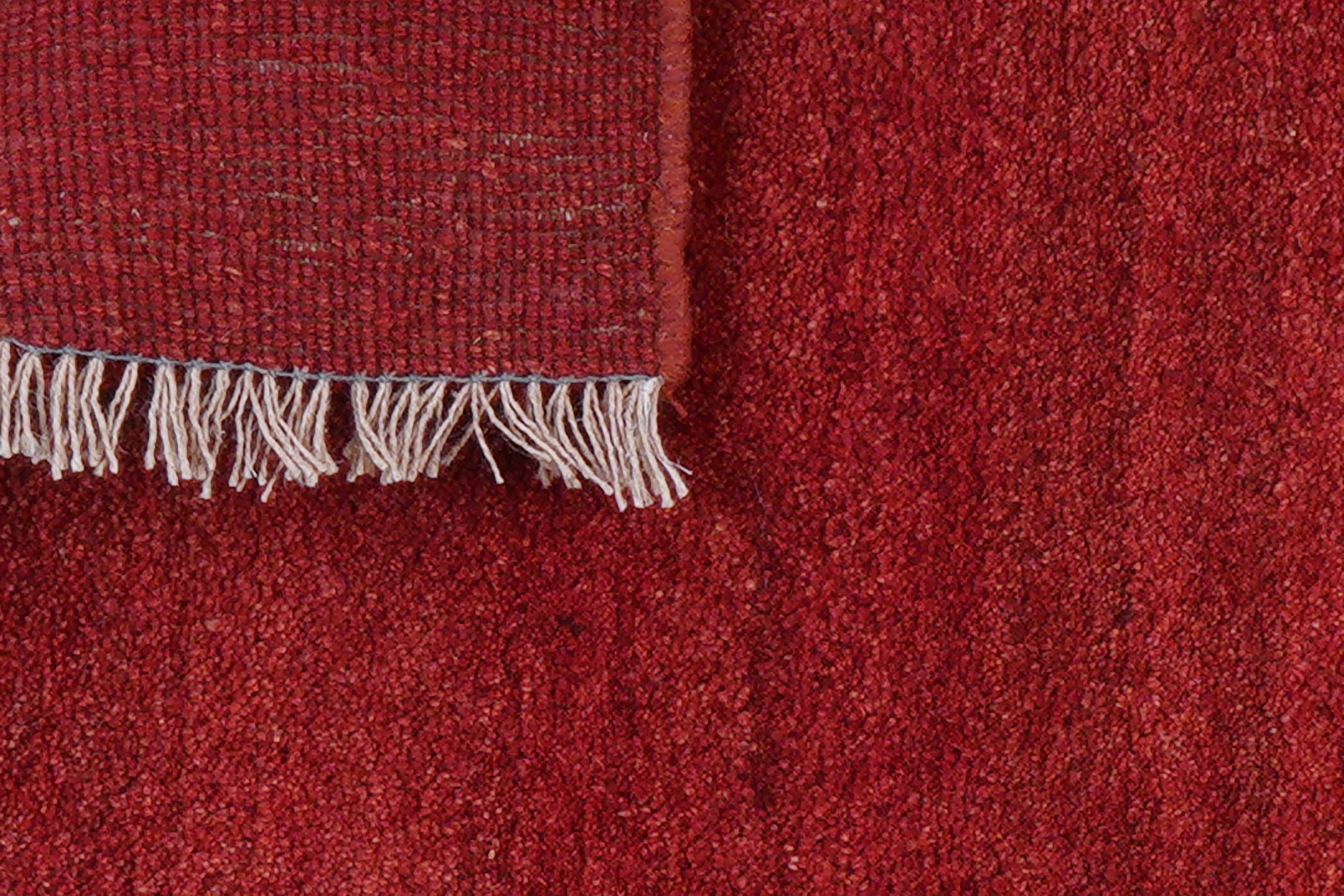 Tappeto Gabbeh lana rosso