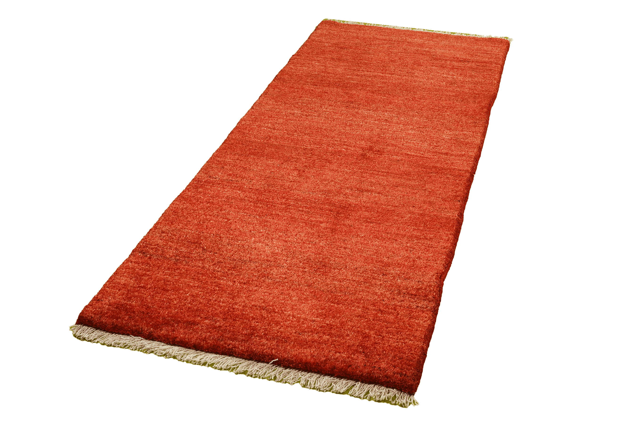 Gabbeh Teppich Wolle Rot