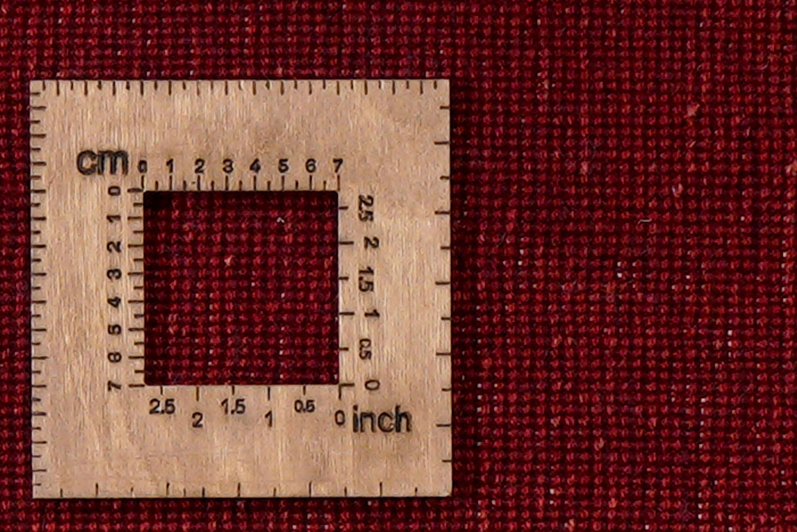 Gabbeh Teppich Wolle Rot