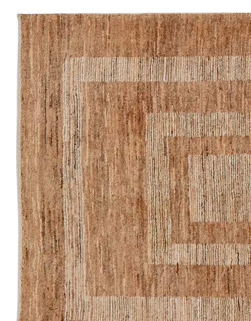 Rizbaf Gabbeh Teppich Wolle Beige