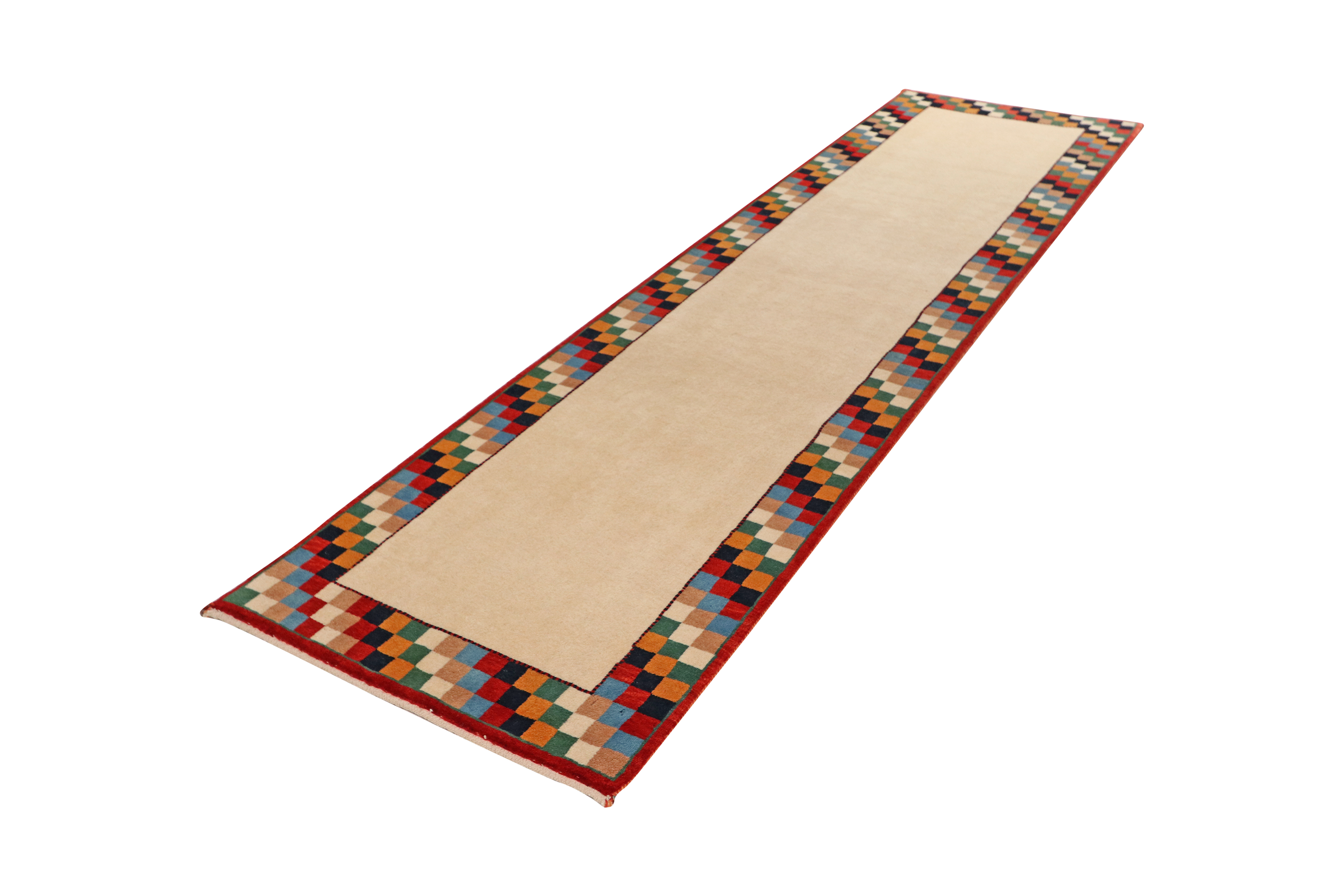 Rizbaf Gabbeh Teppich Wolle Beige