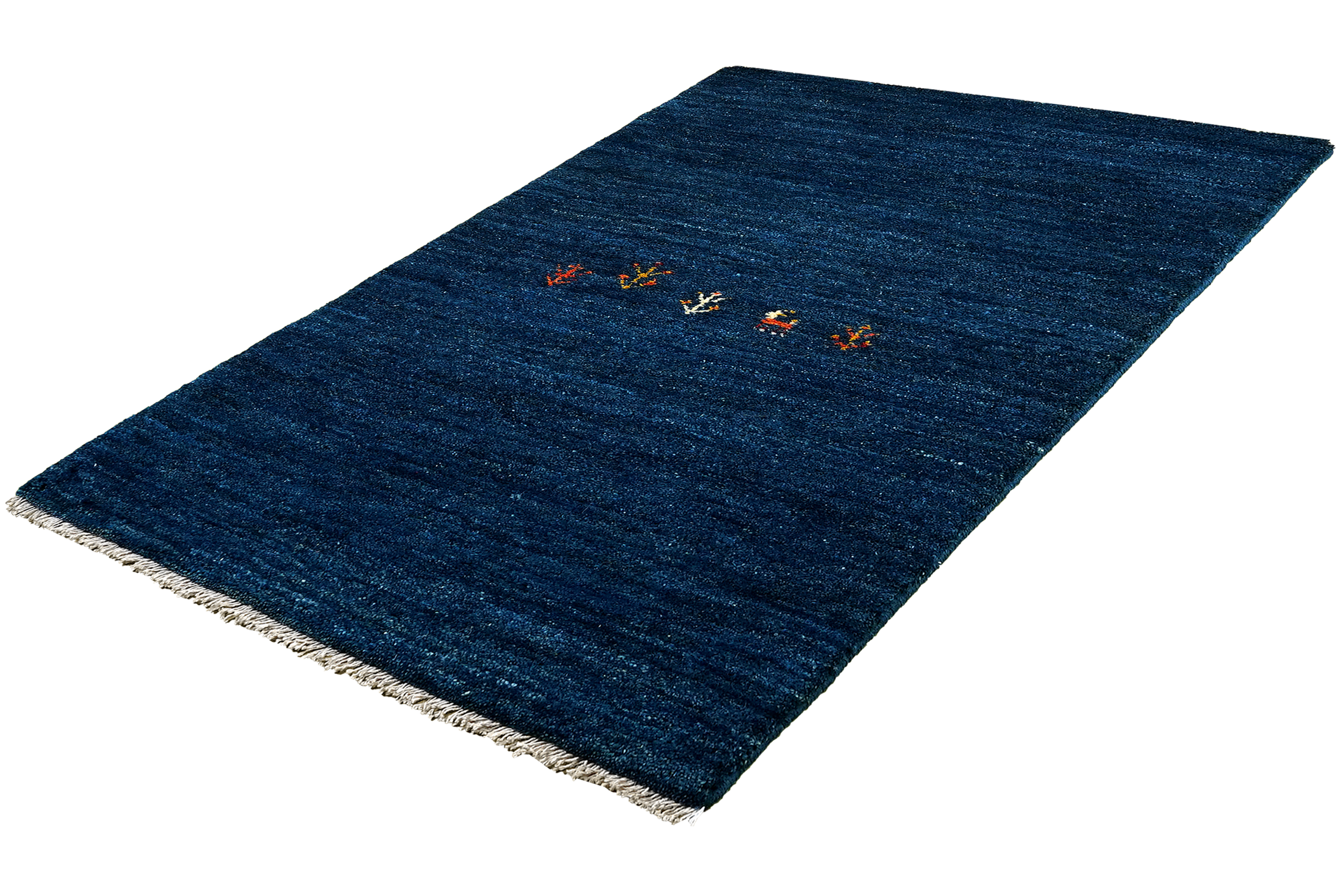 Gabbeh Rug Wool Blue