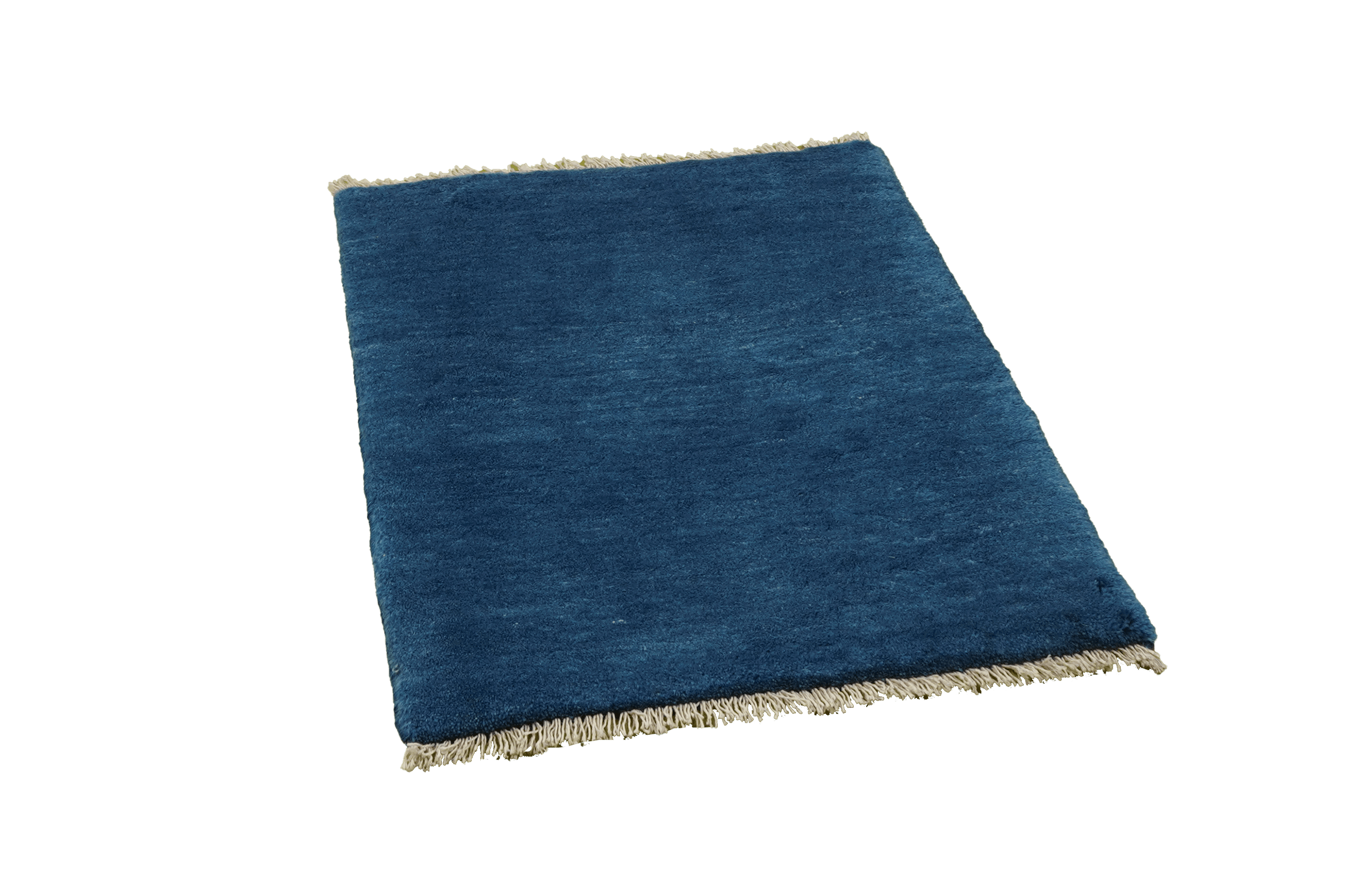 Gabbeh rug wool blue