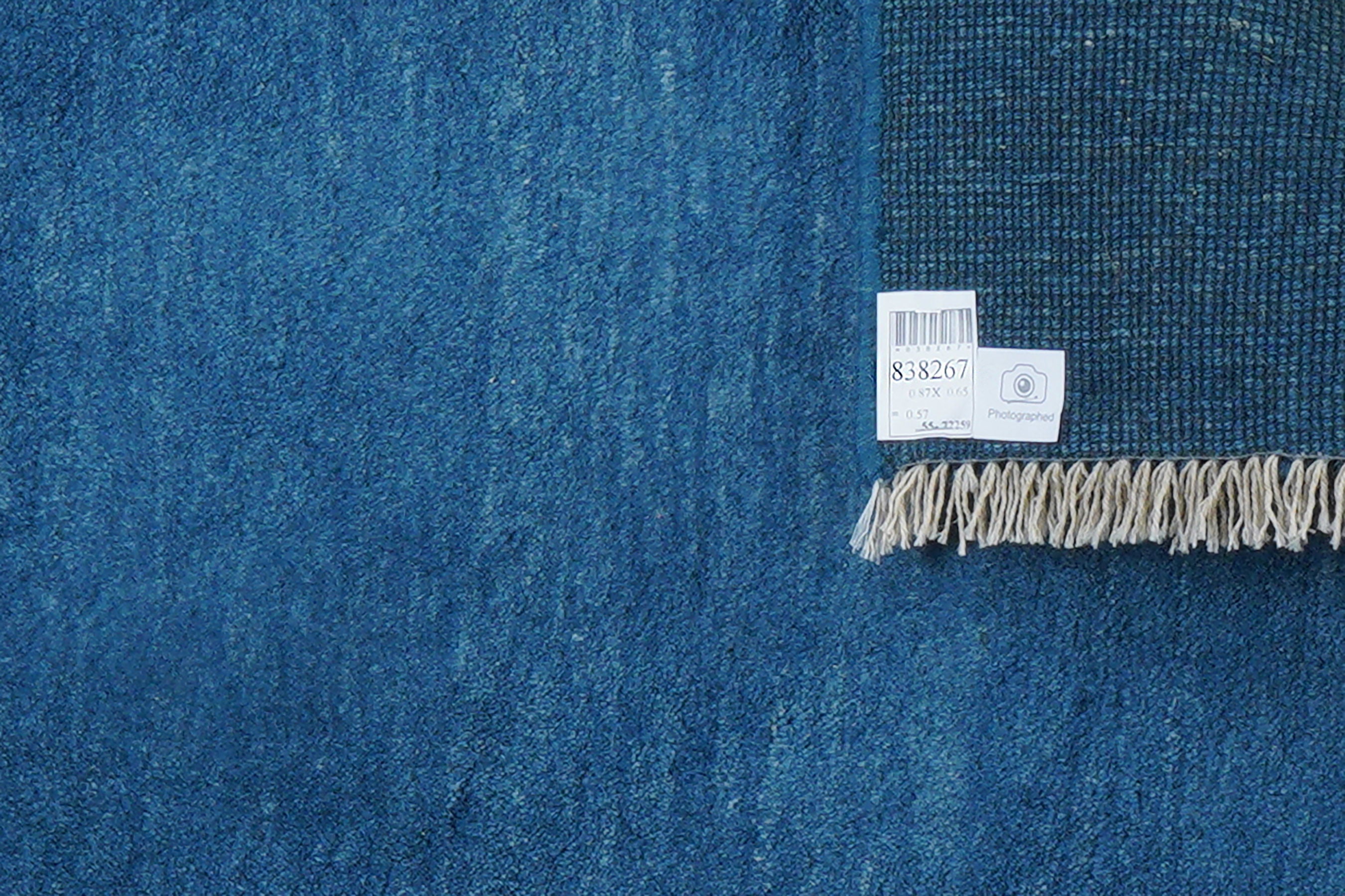 Gabbeh rug wool blue