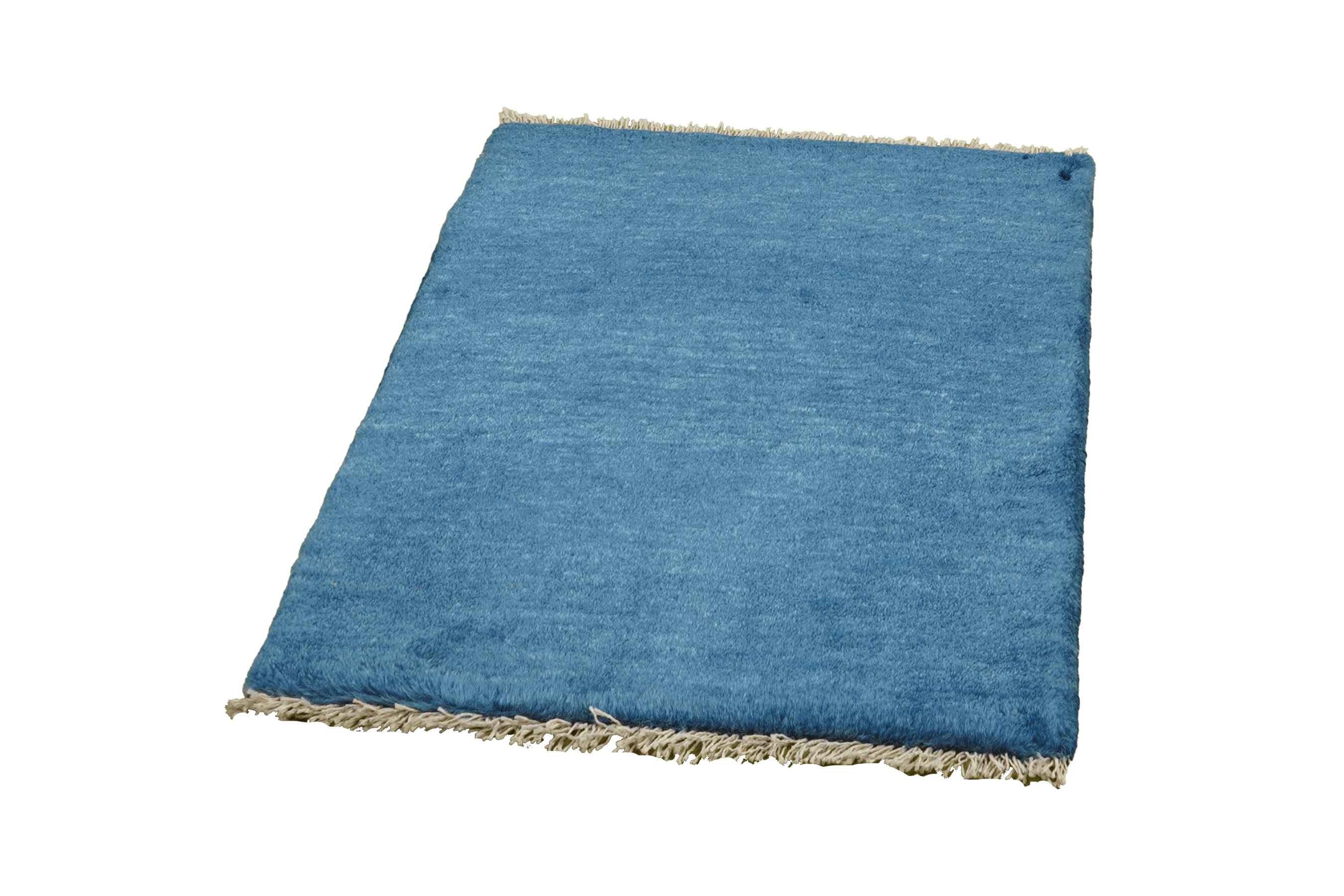 Gabbeh rug wool blue