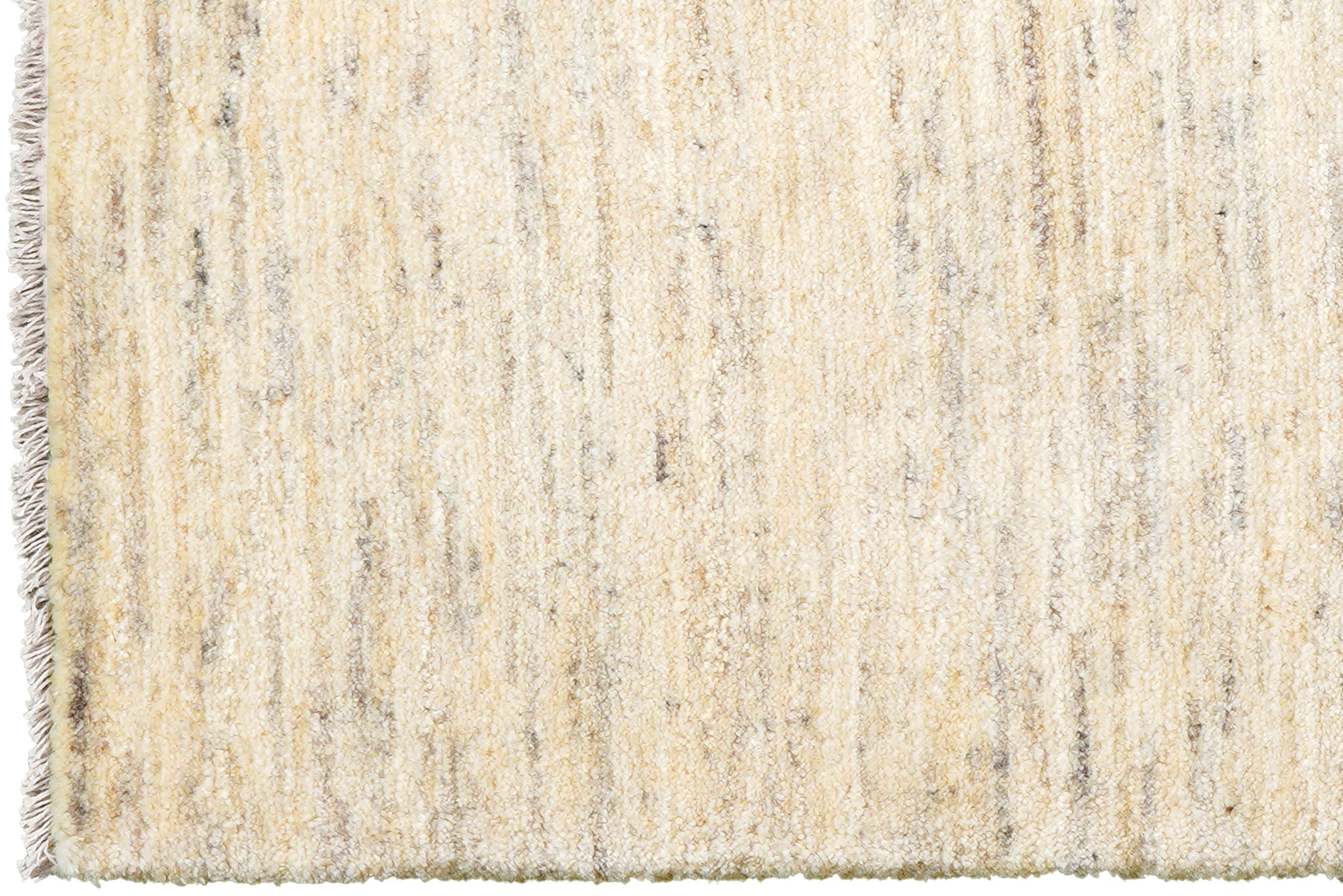 Gabbeh Teppich Wolle Beige