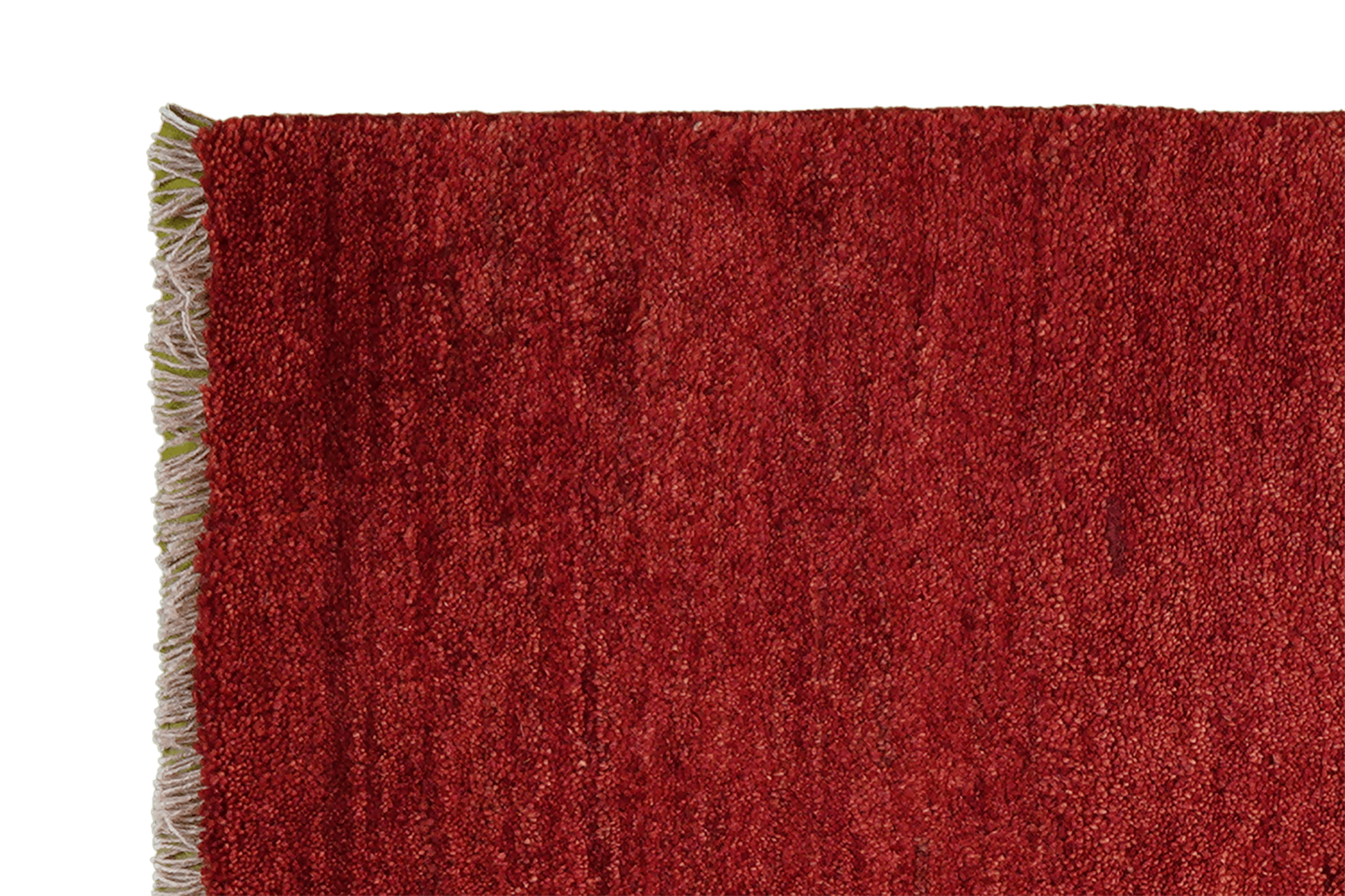 Gabbeh Teppich Wolle Rot