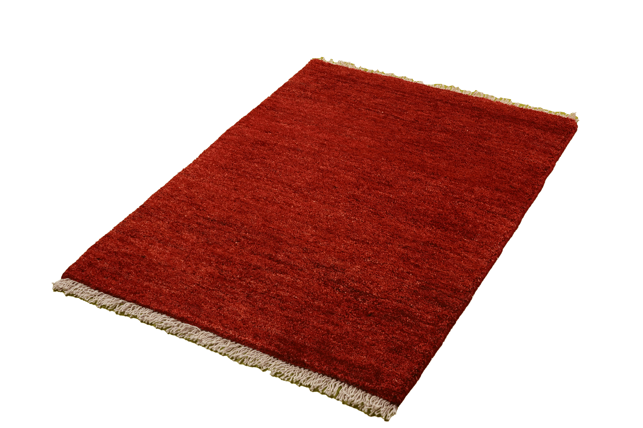 Gabbeh Teppich Wolle Rot