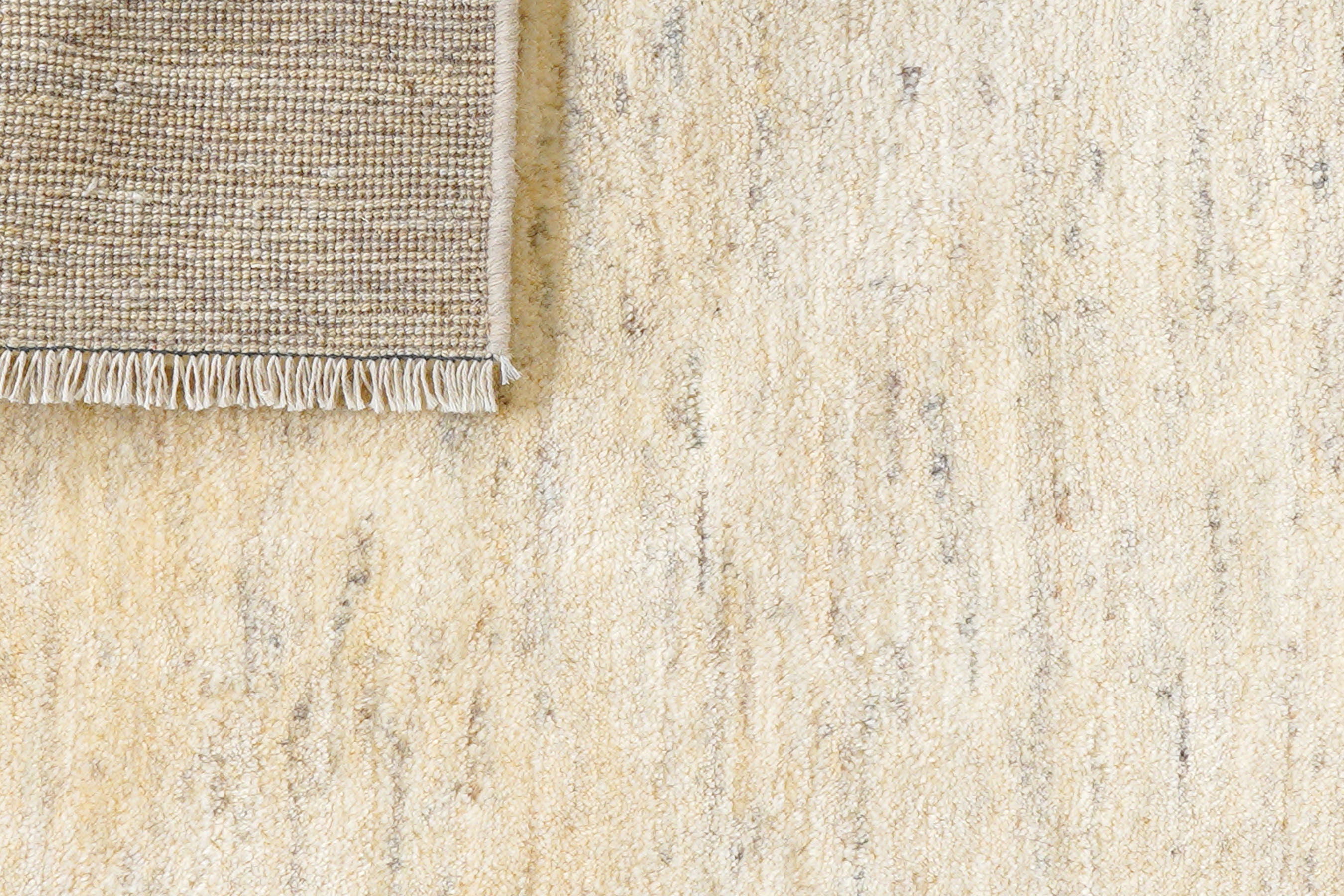 Rizbaf Gabbeh-Teppich Wolle Beige