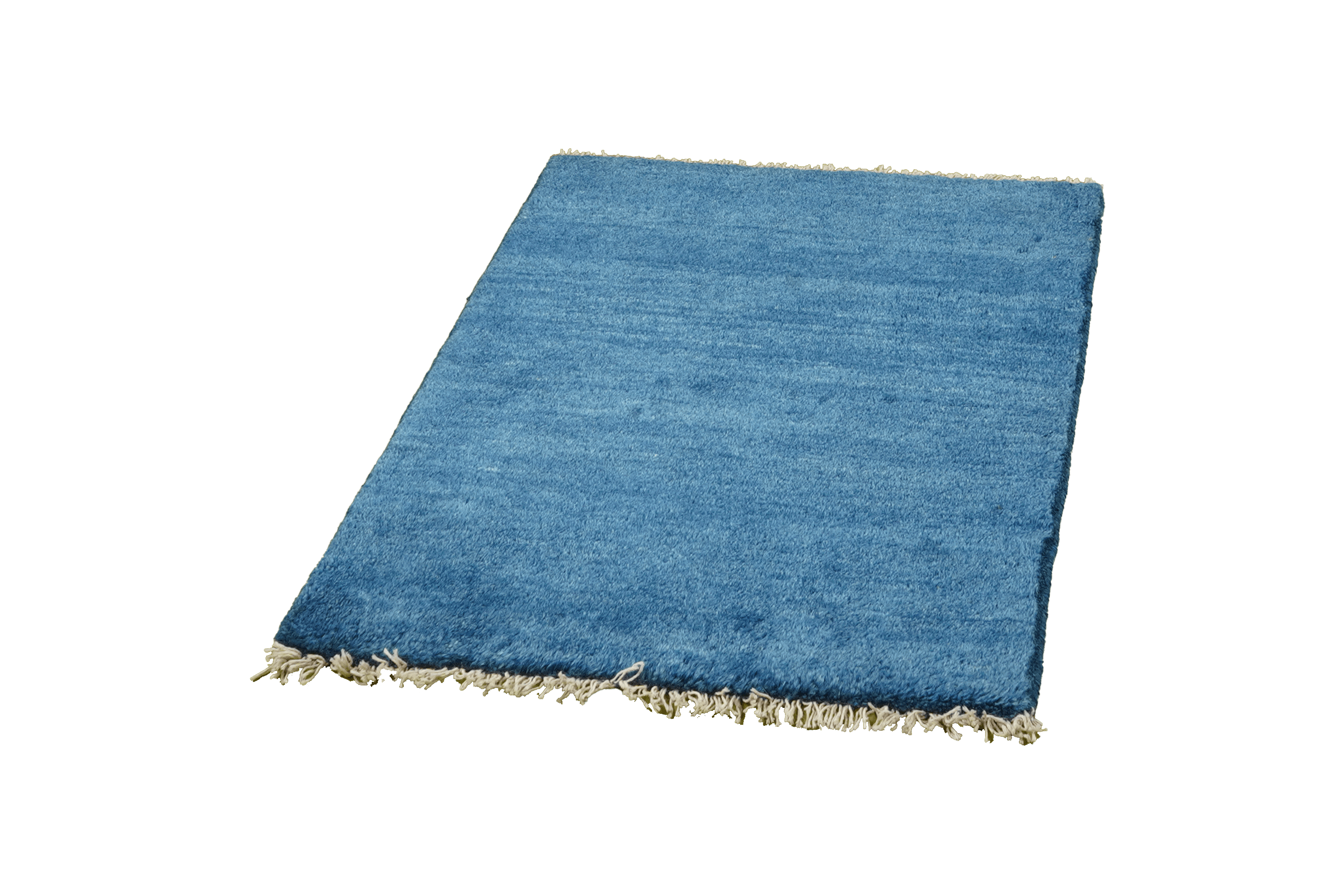Rizbaf Gabbeh-Teppich Wolle Blau