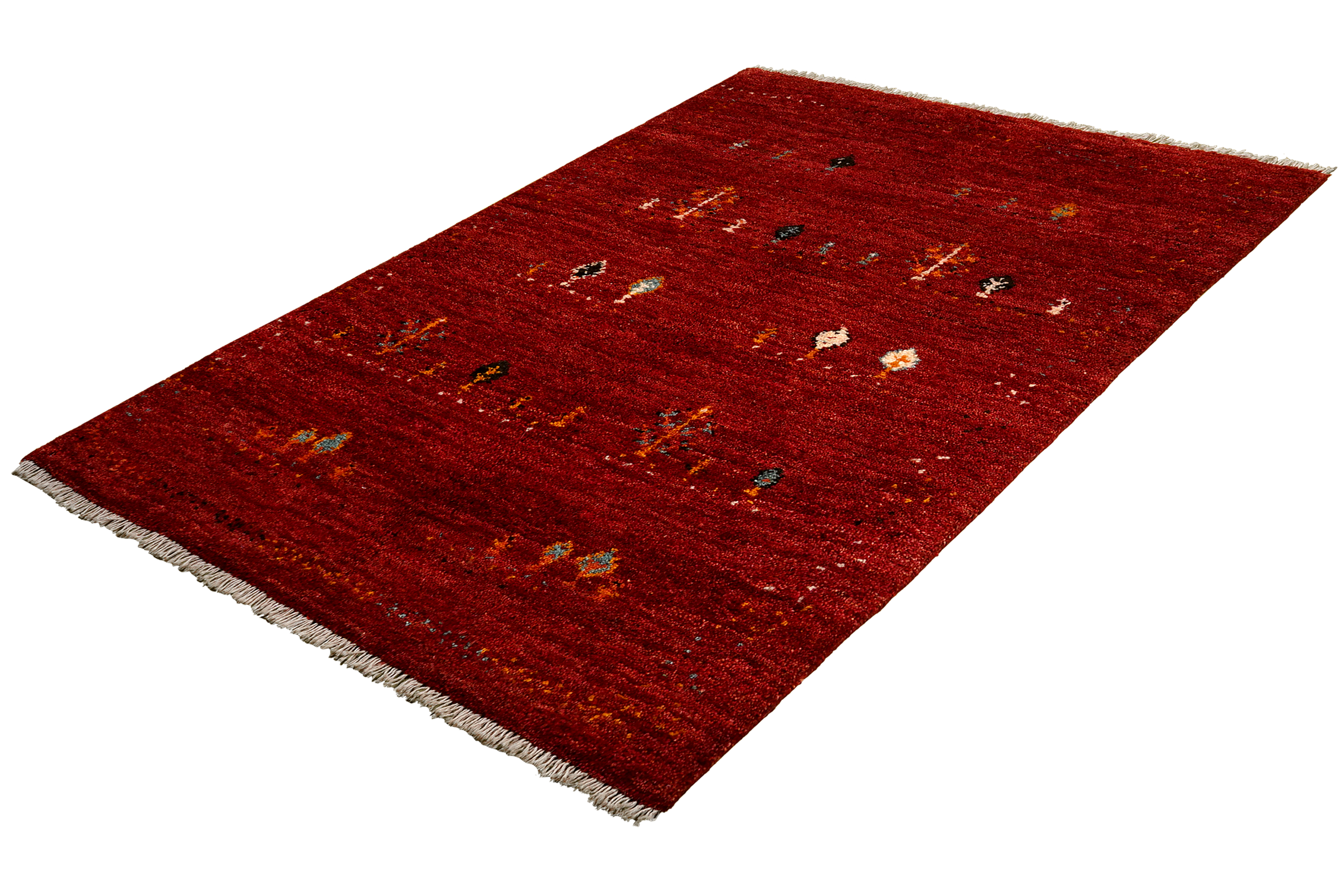 Rizbaf Gabbeh-Teppich Wolle Mehrfarbig