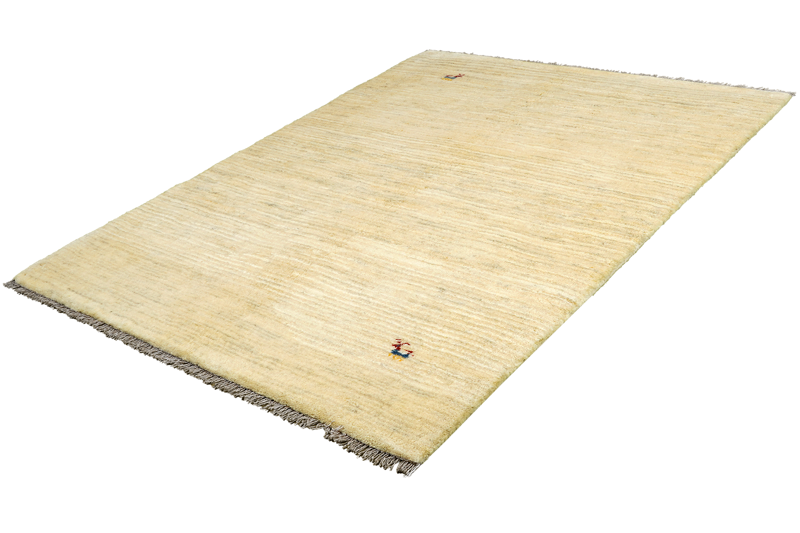 Rizbaf Gabbeh-Teppich Wolle Beige