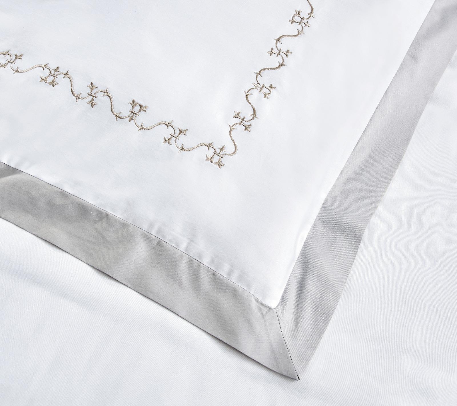 Bed linen set Cotton White 220x240 cm