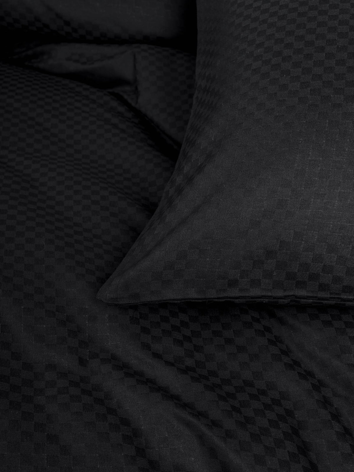Bed linen set Cotton Black 140x200 cm