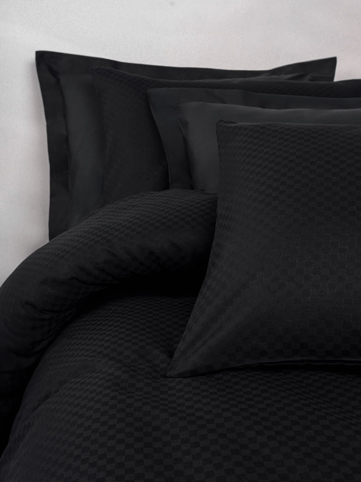 Bed linen set Cotton Black 140x200 cm