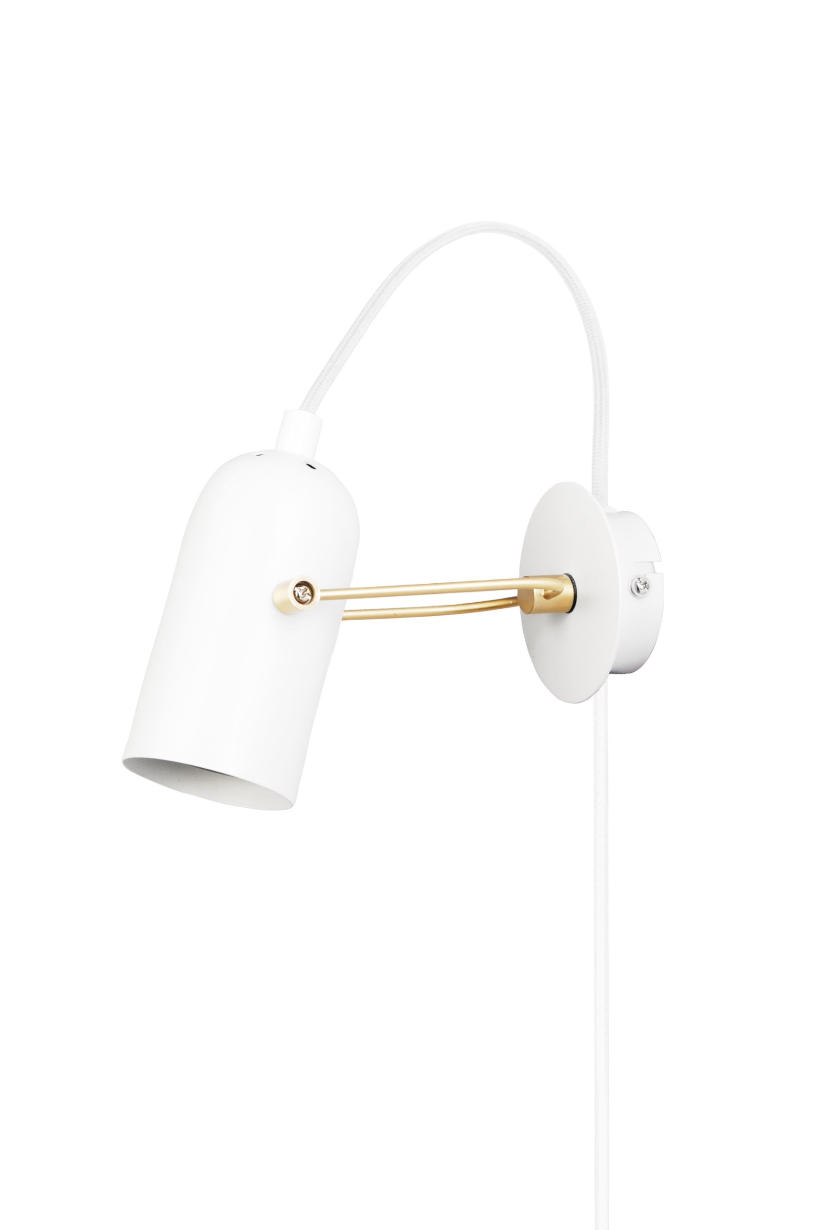 Swan Mini Wandleuchte Weiß