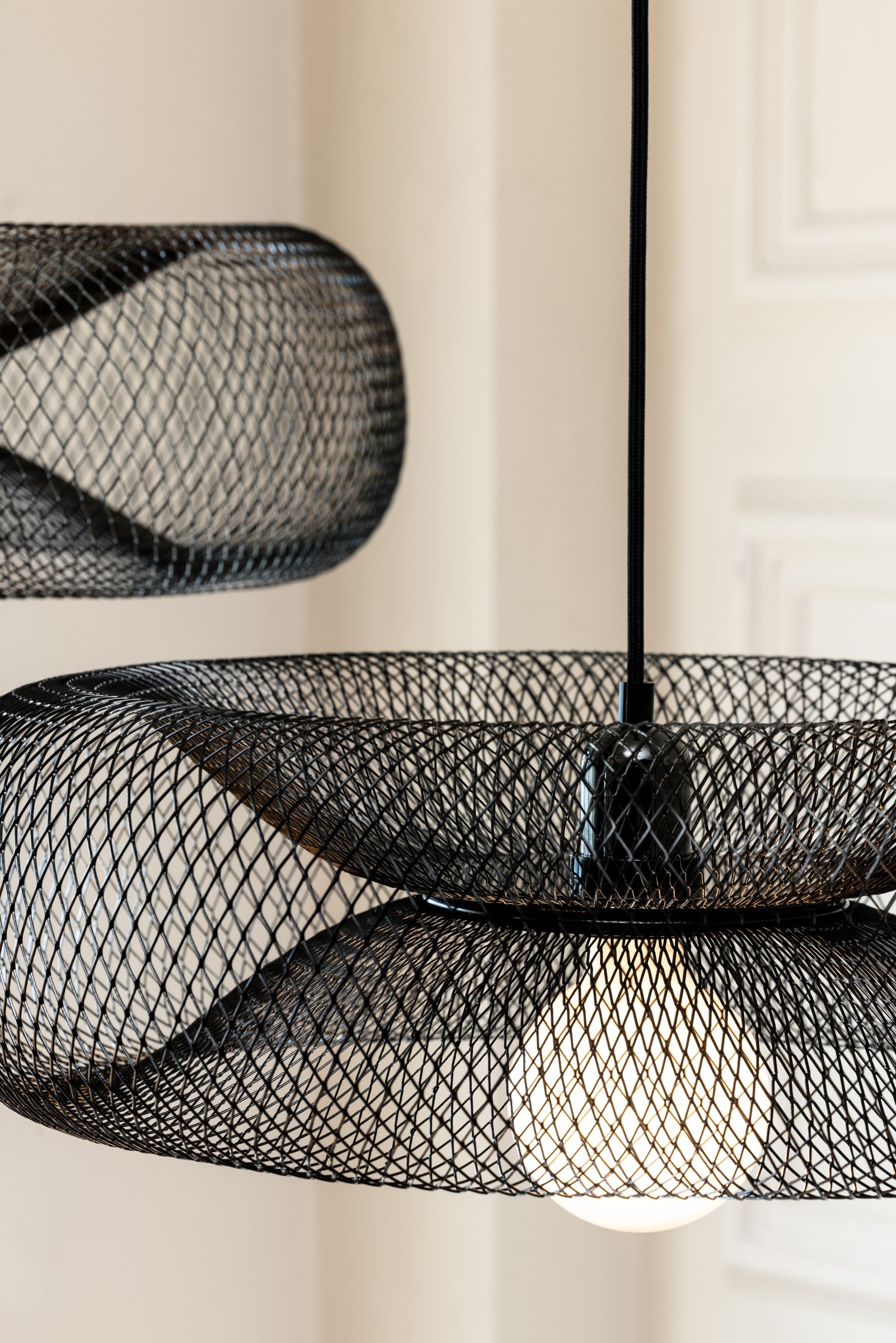 Torus Pendelleuchte Schwarz Ø 65cm