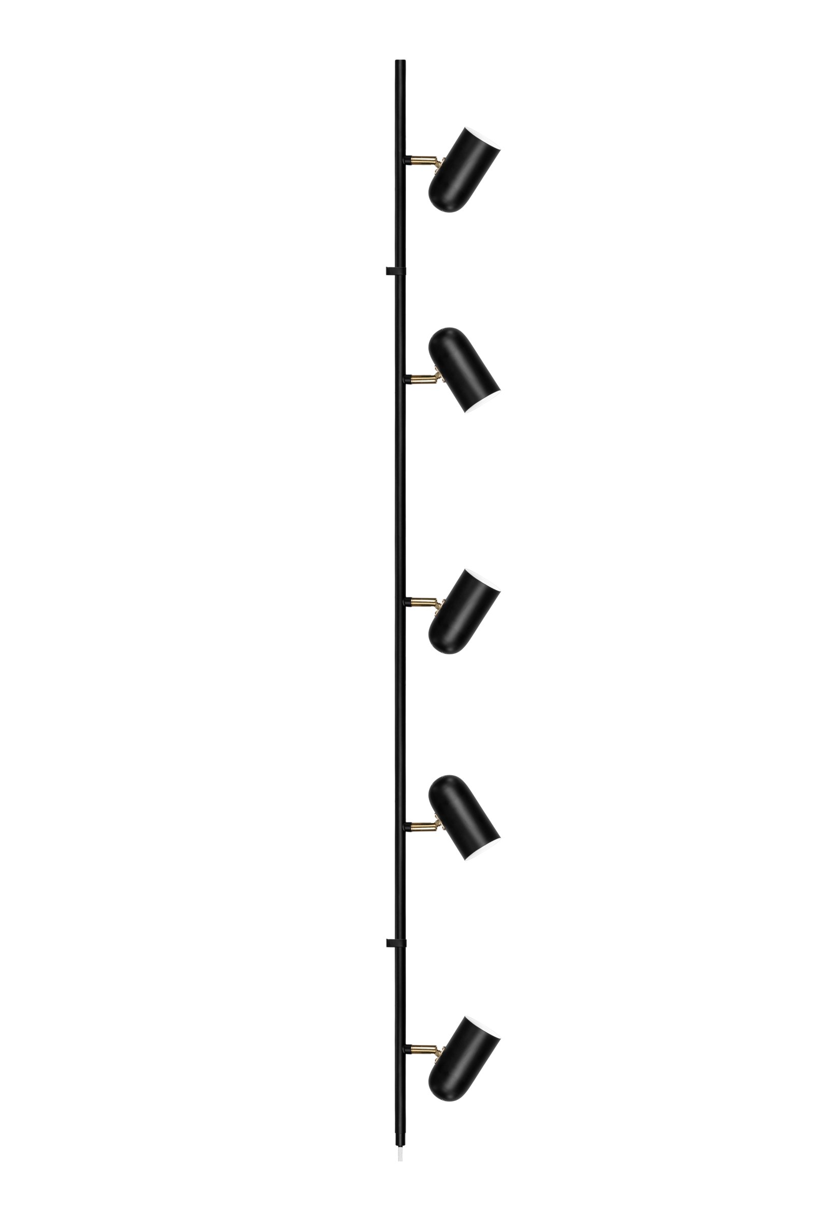 Swan Ceiling Light 5-Light Black