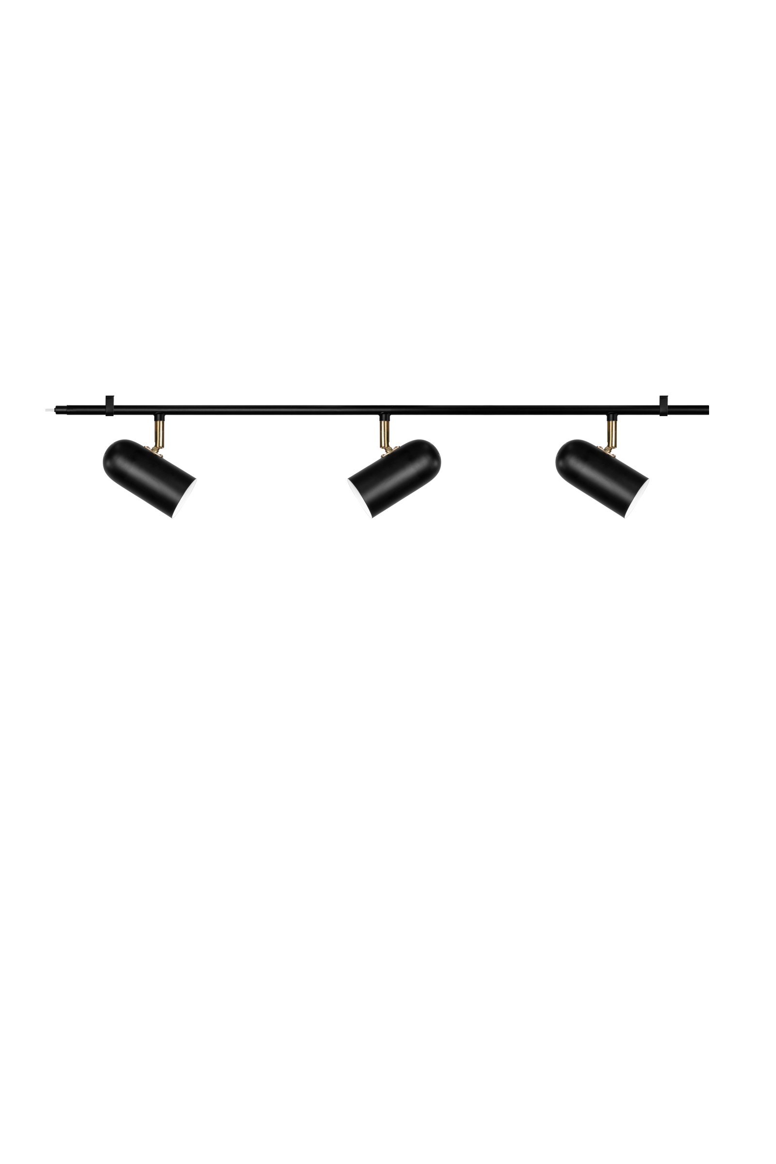 Swan Ceiling Light 3-Light Black