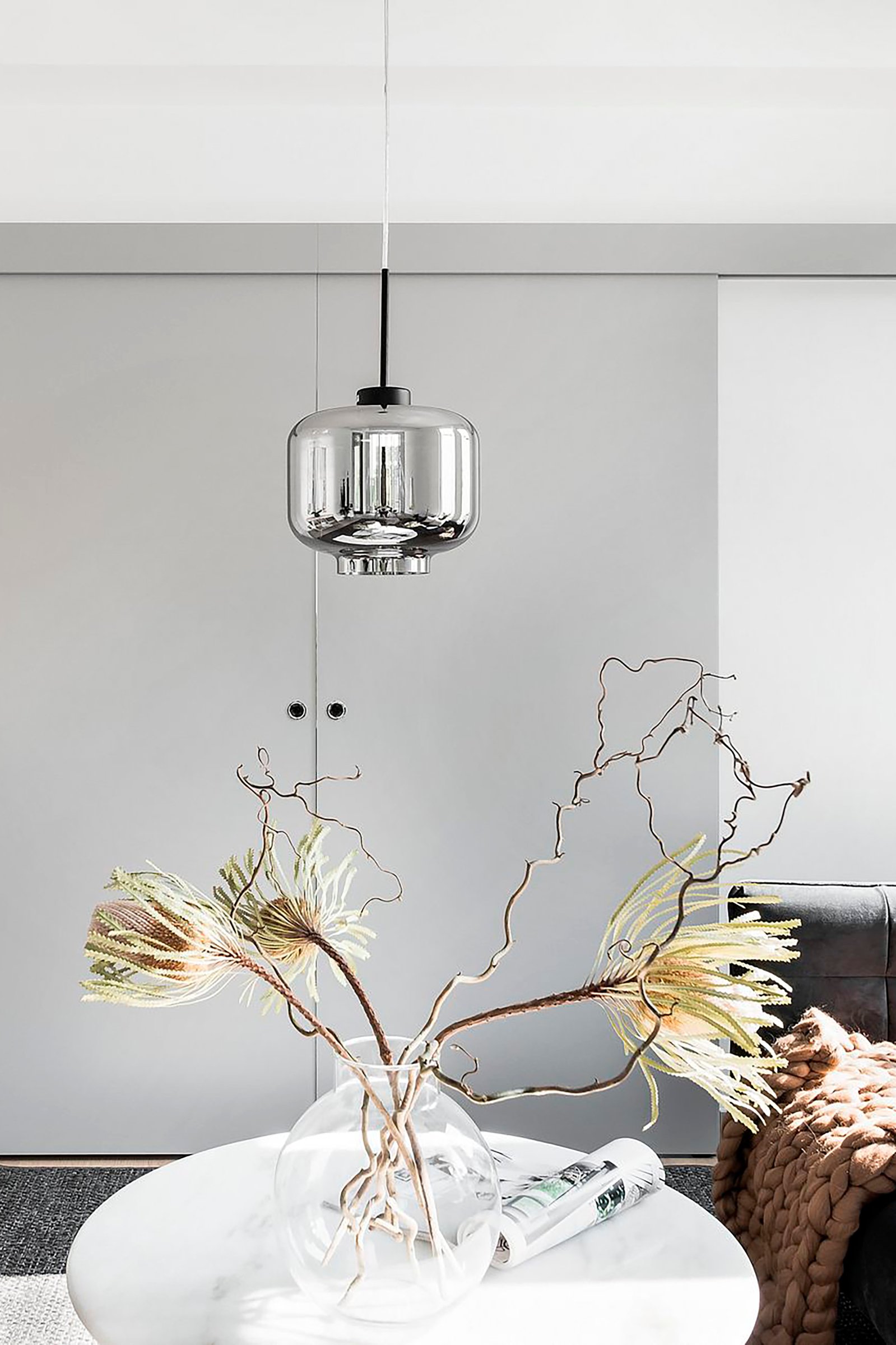 Ritz pendant lamp Smoke Ø 25cm