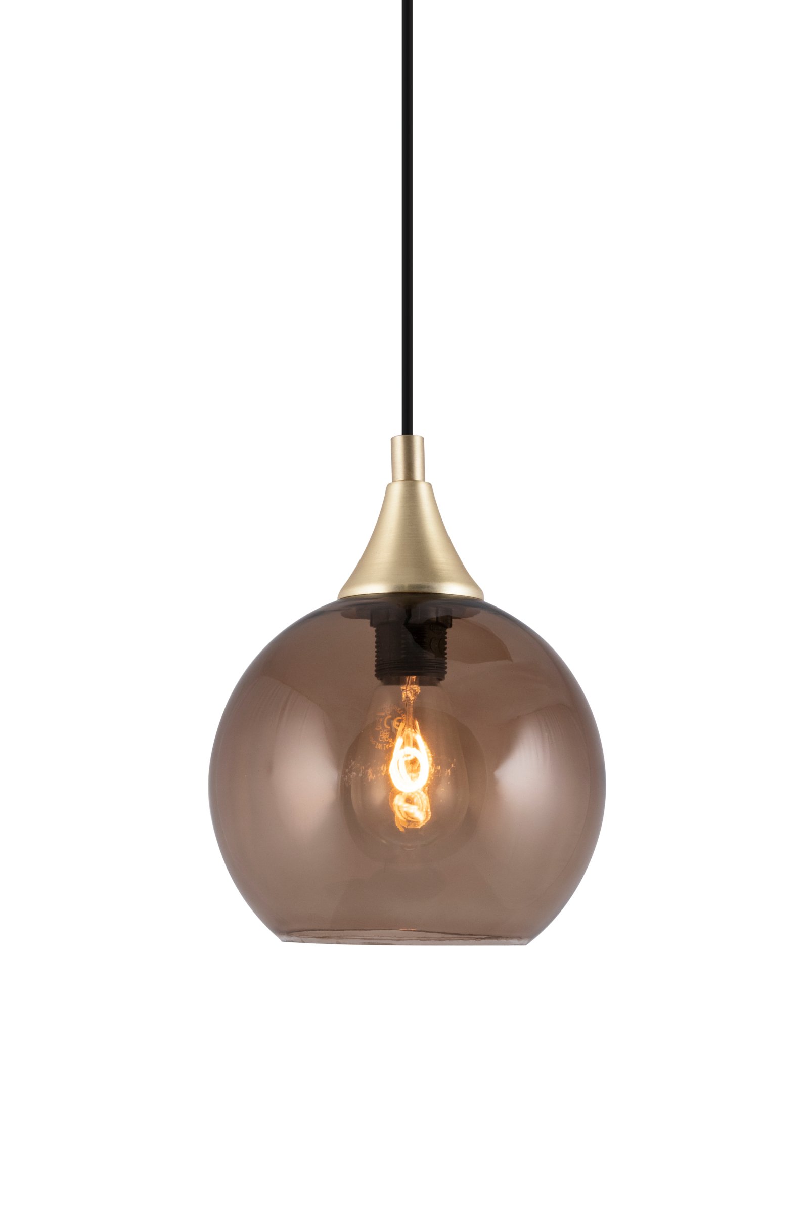Mini Pendelleuchte Braun Ø 15cm