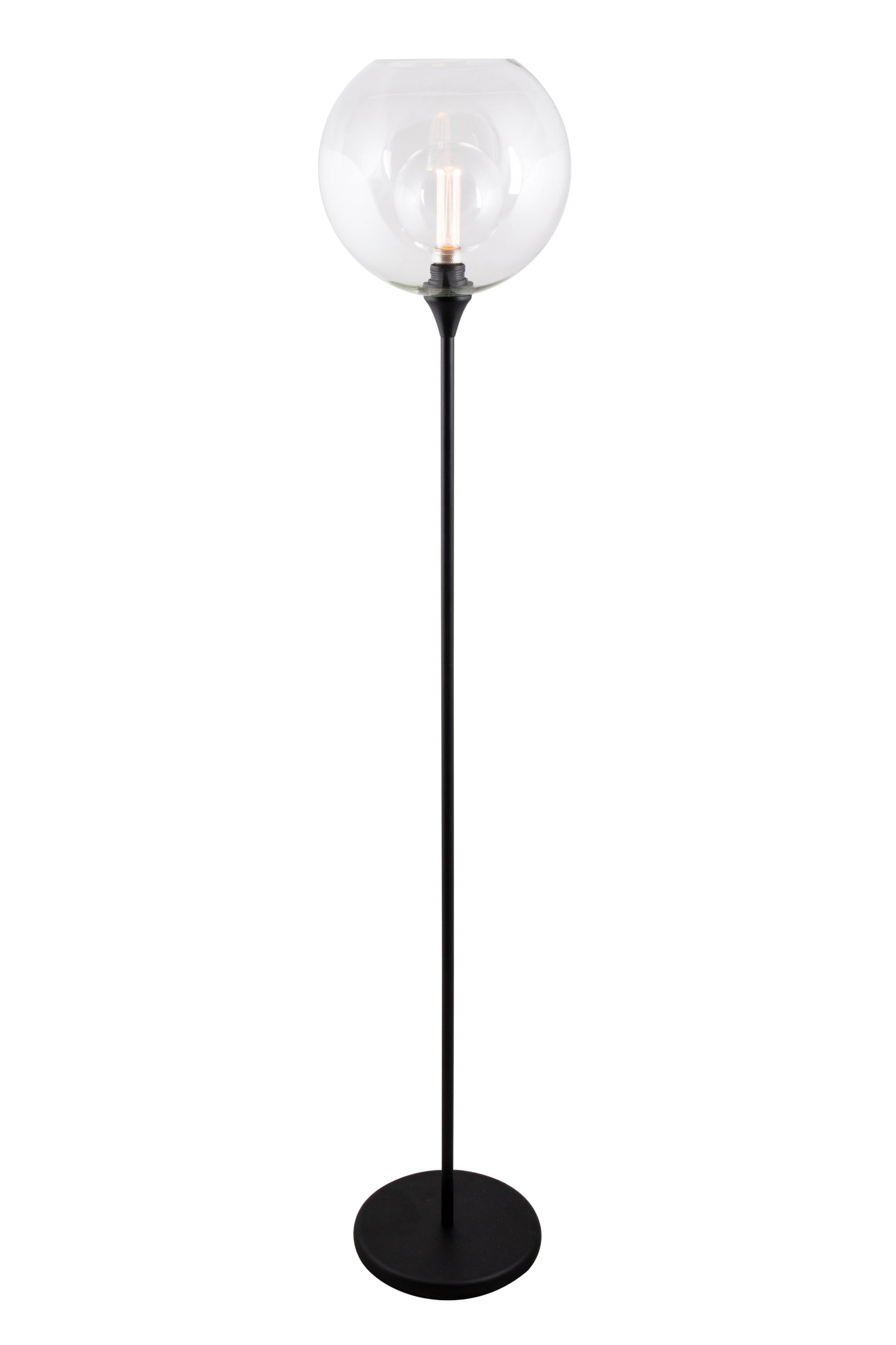 Bowl Floor Lamp Black
