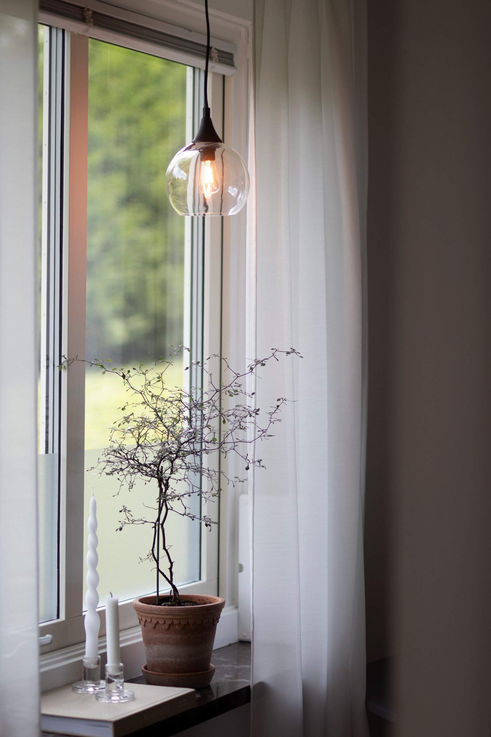 Mini pendant lamp Transparent Ø 15cm