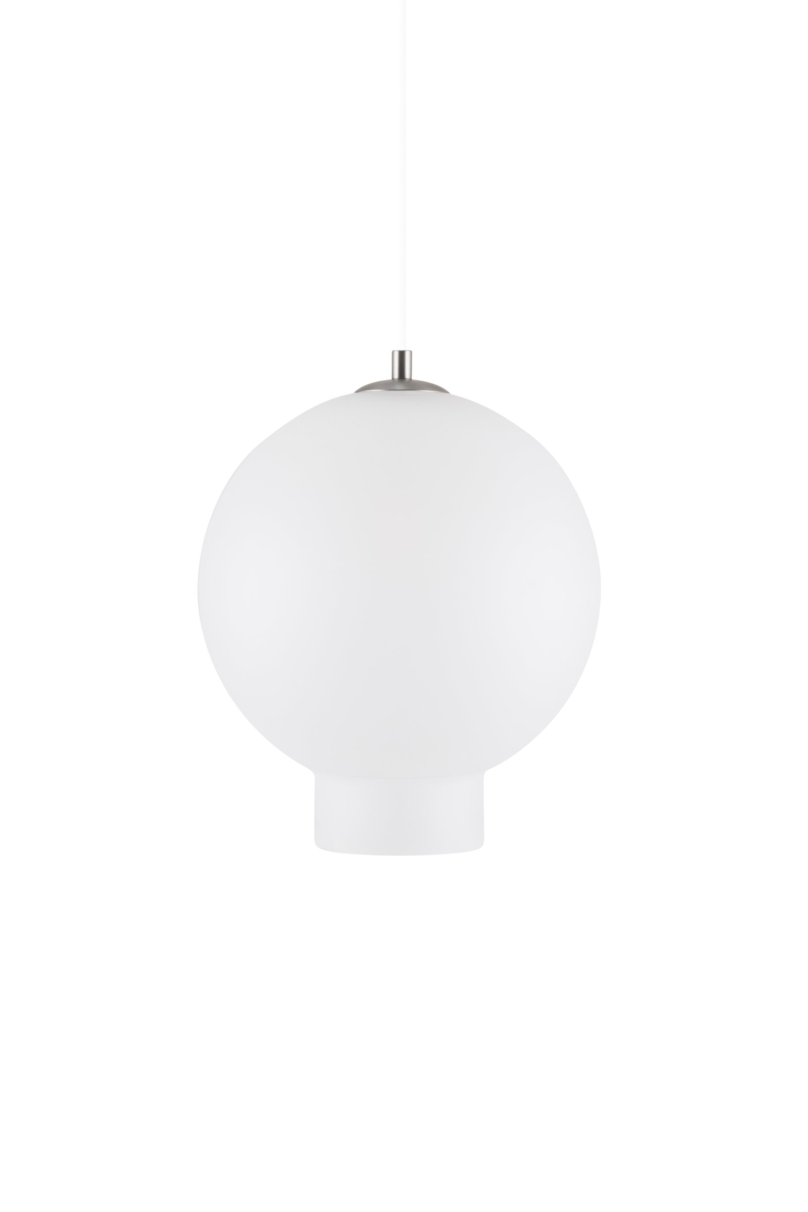 Bams Pendant Lamp Frosted Glass White Ø 25cm
