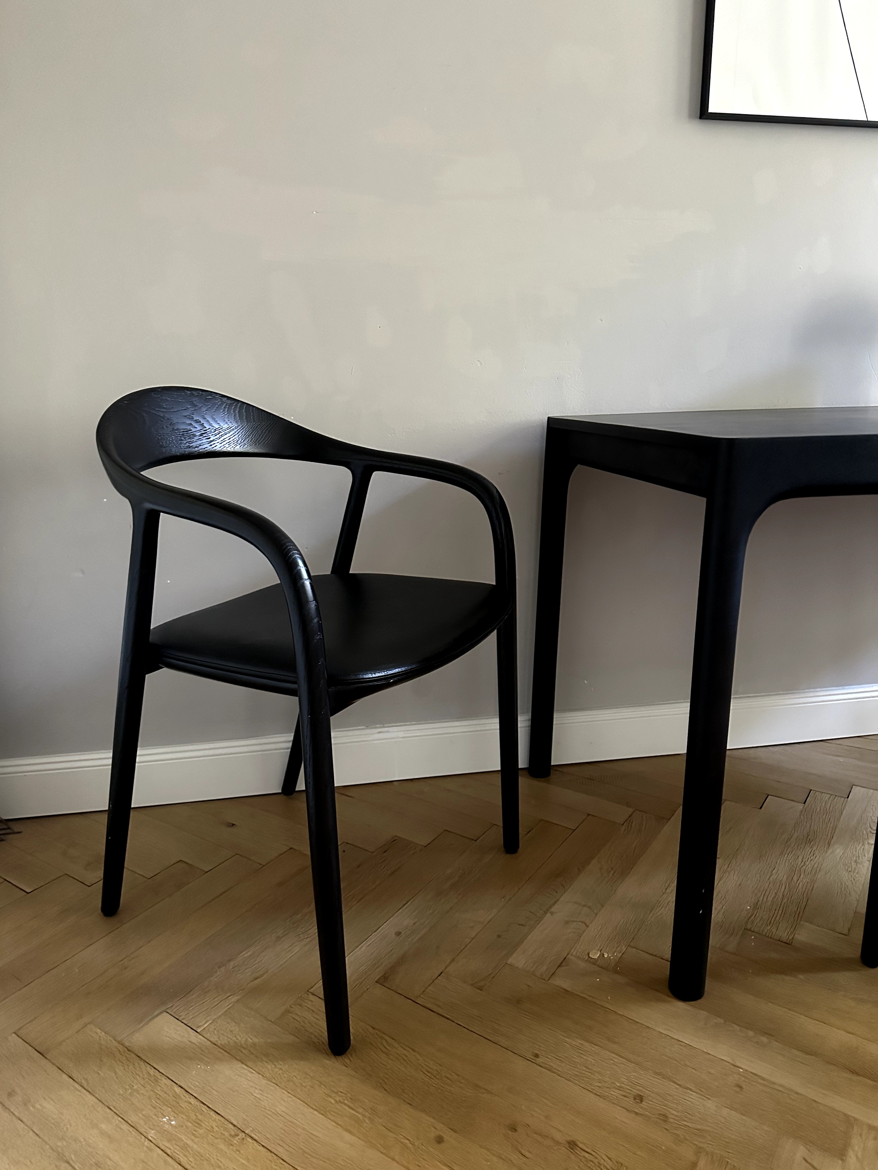 2x Neva Esszimmerstuhl Schwarz