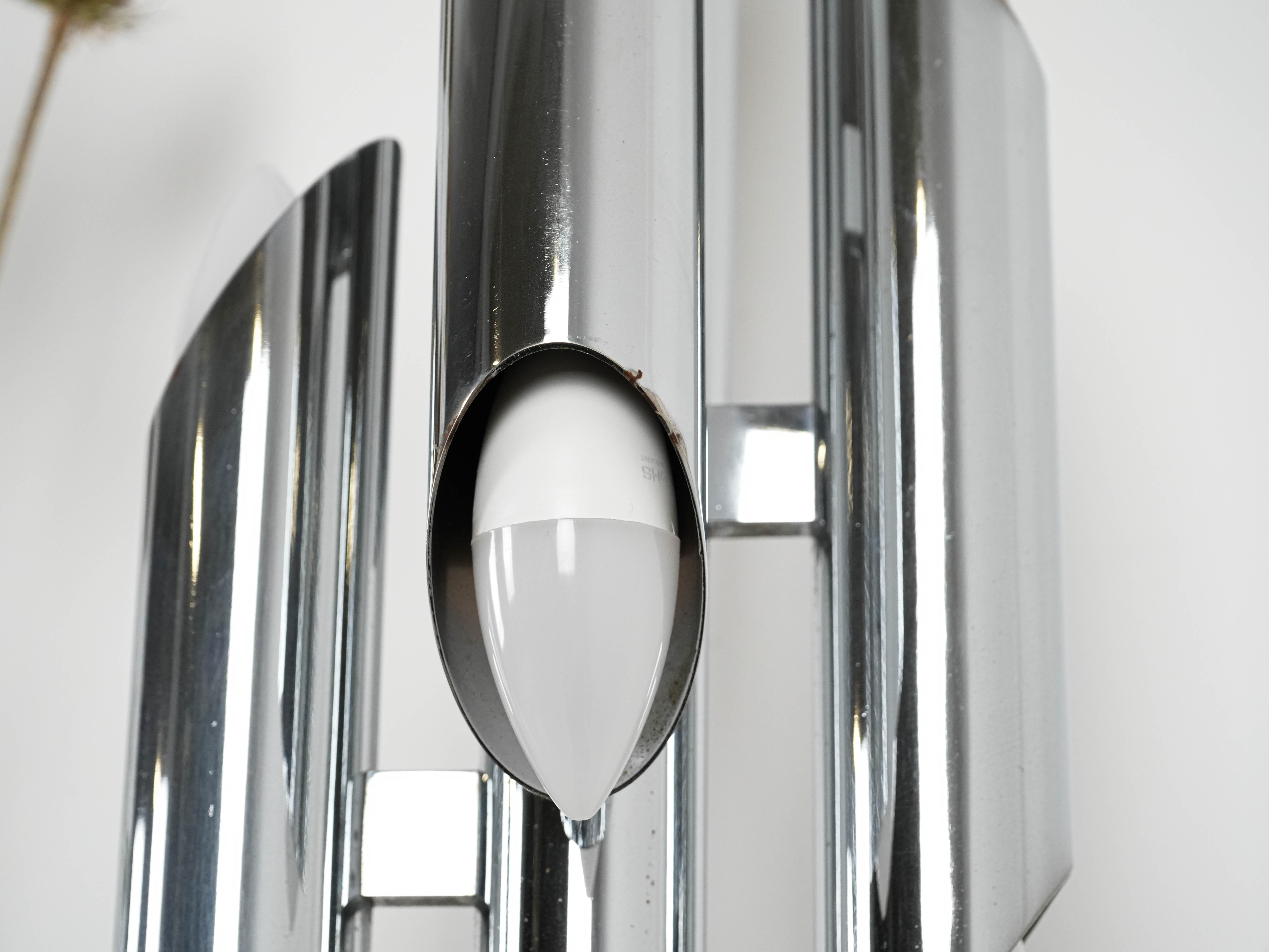 Space Age floor lamp metal