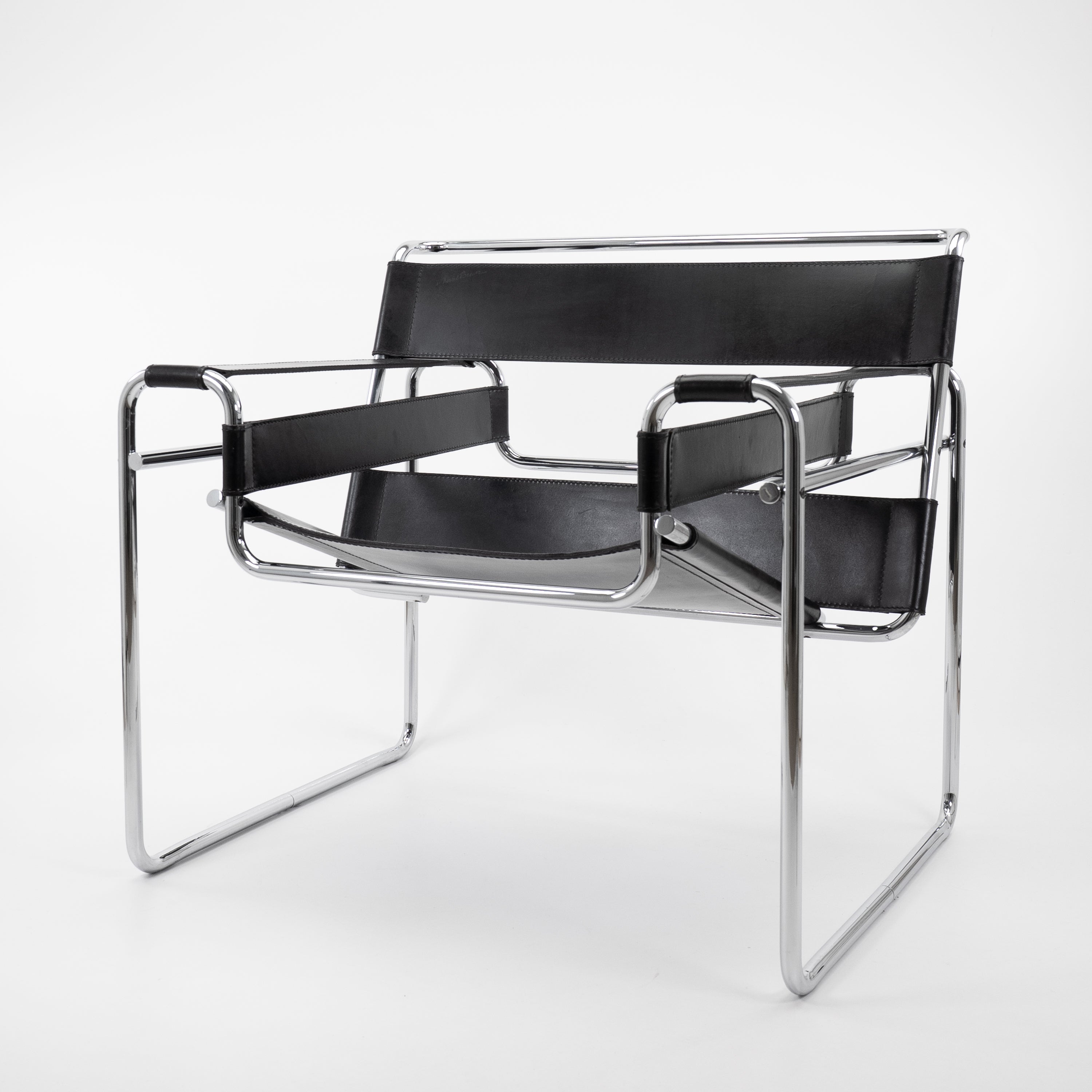 Wassily Armlehnstuhl Schwarz von Knoll International