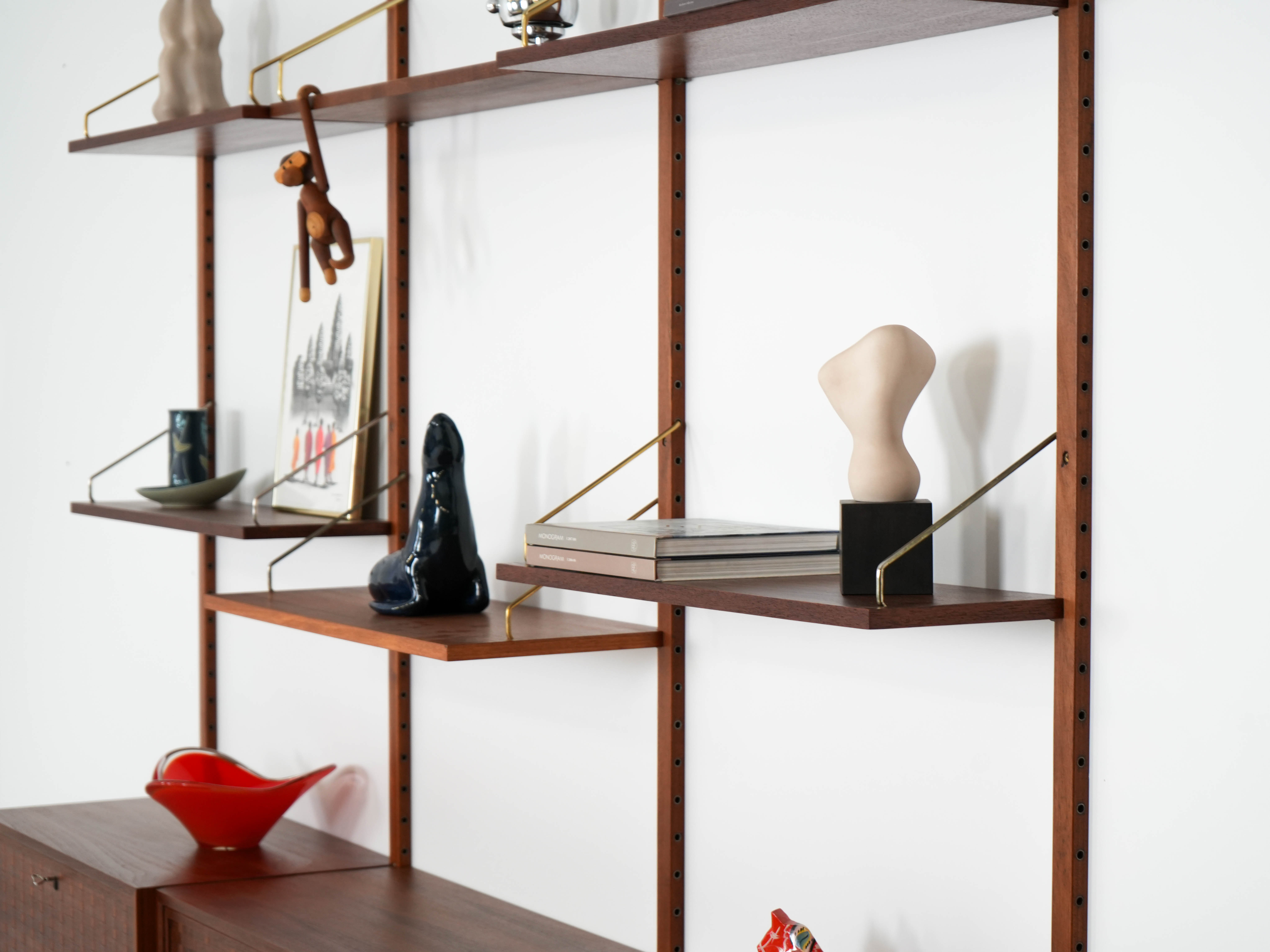 Teak Wood Shelf 1960s