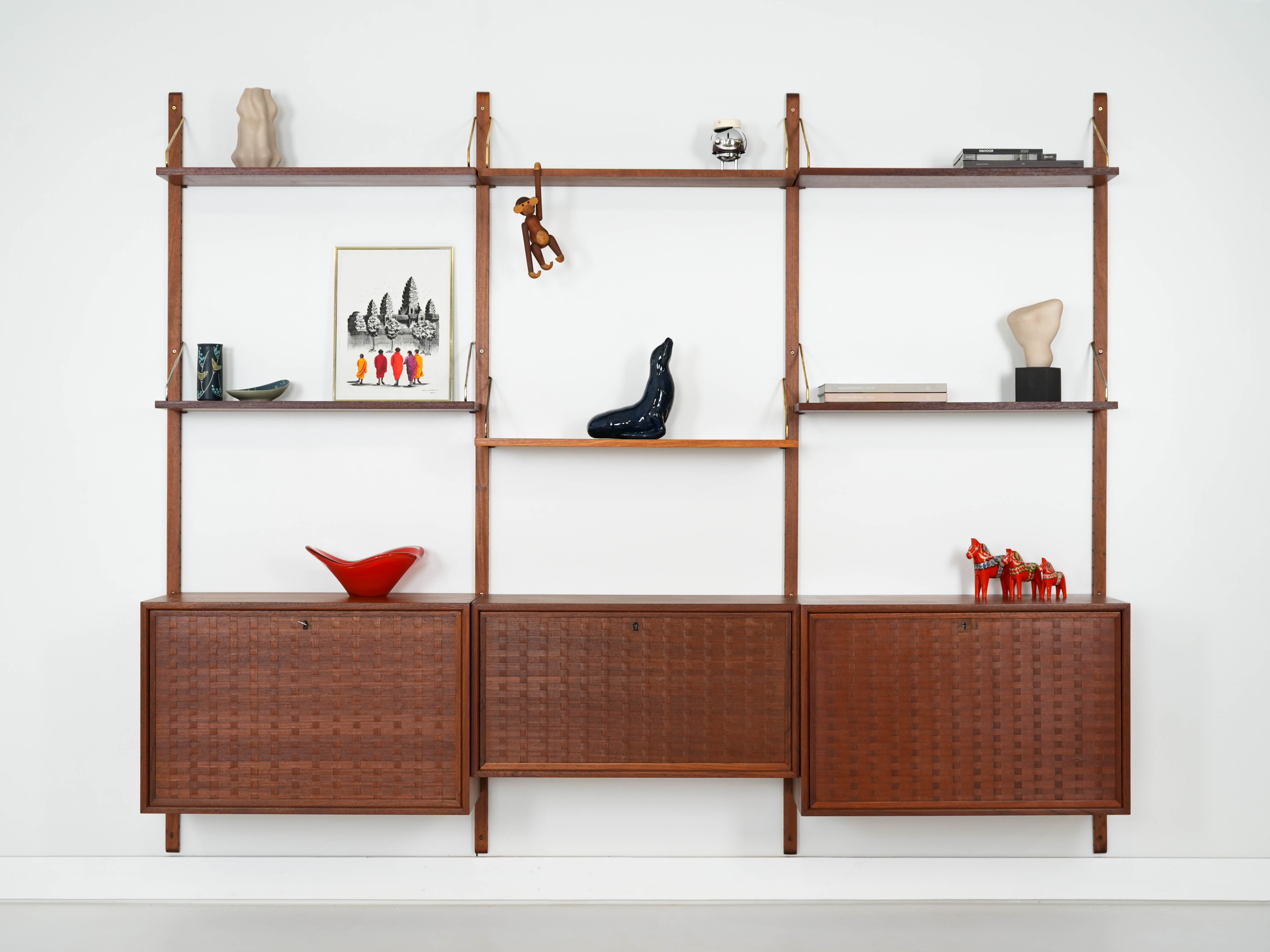 Teak Wood Shelf 1960s