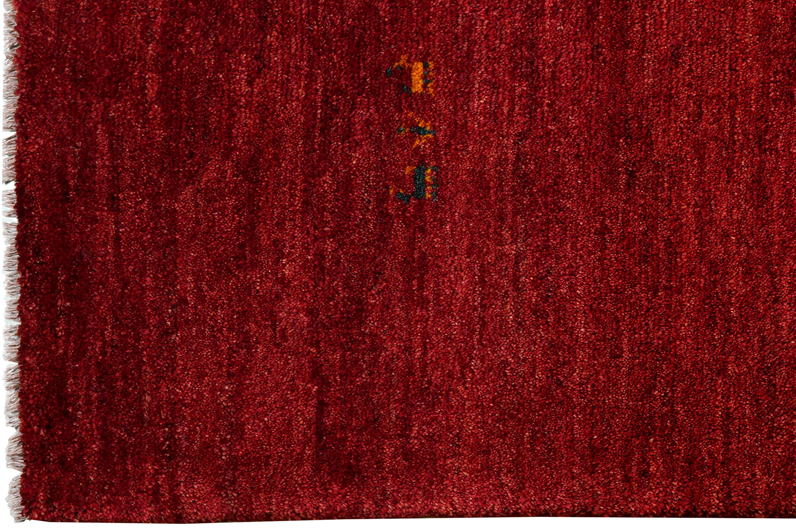 Rizbaf Gabbeh-Teppich Wolle Rot